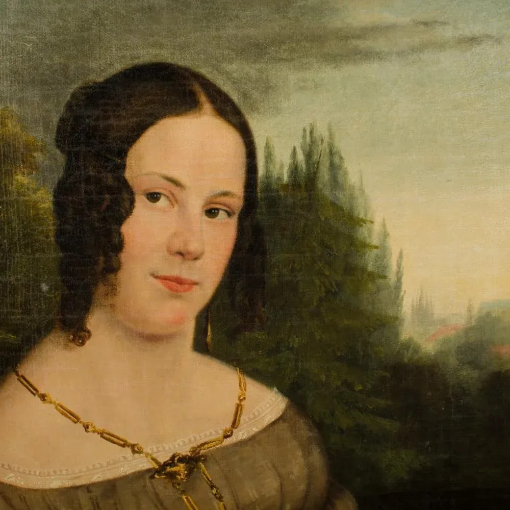 A Mid-Nineteenth Century Portrait of a Distinguished Woman. - 9