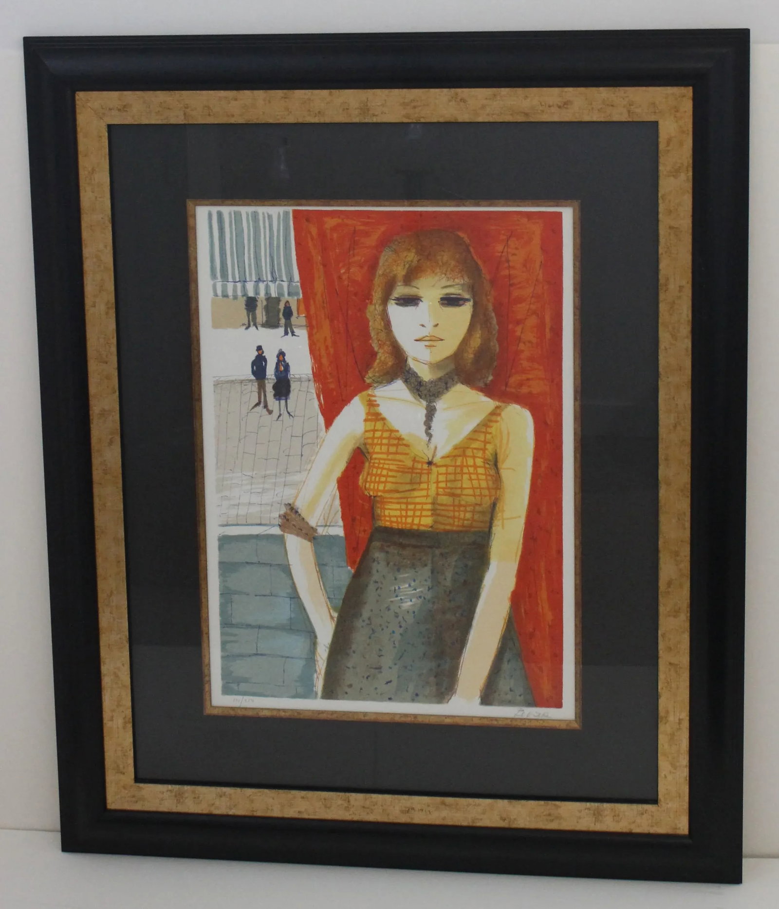 "Jeune Fille of Paris" Charles Levier French Lithograph - 12