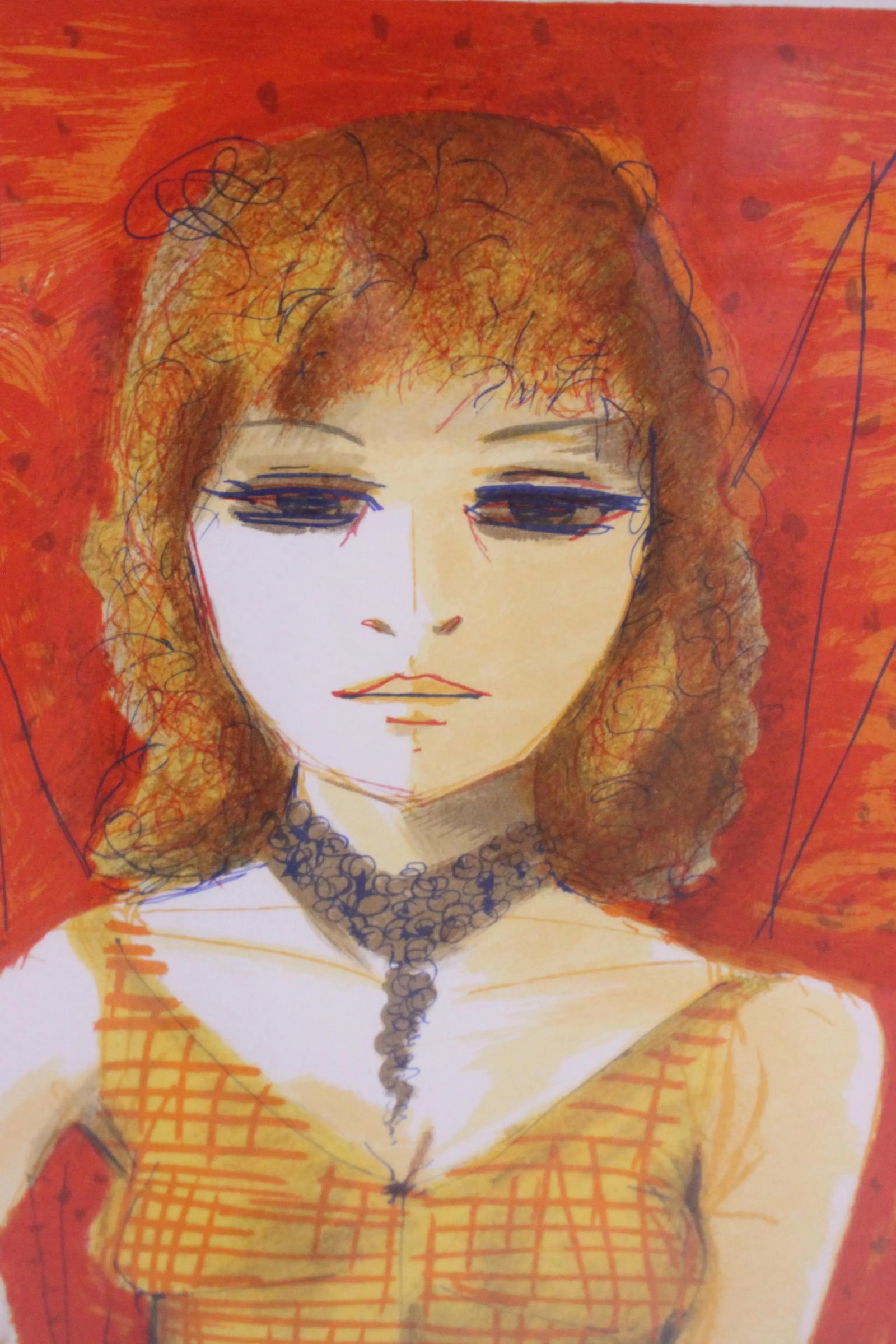 "Jeune Fille of Paris" Charles Levier French Lithograph - 4