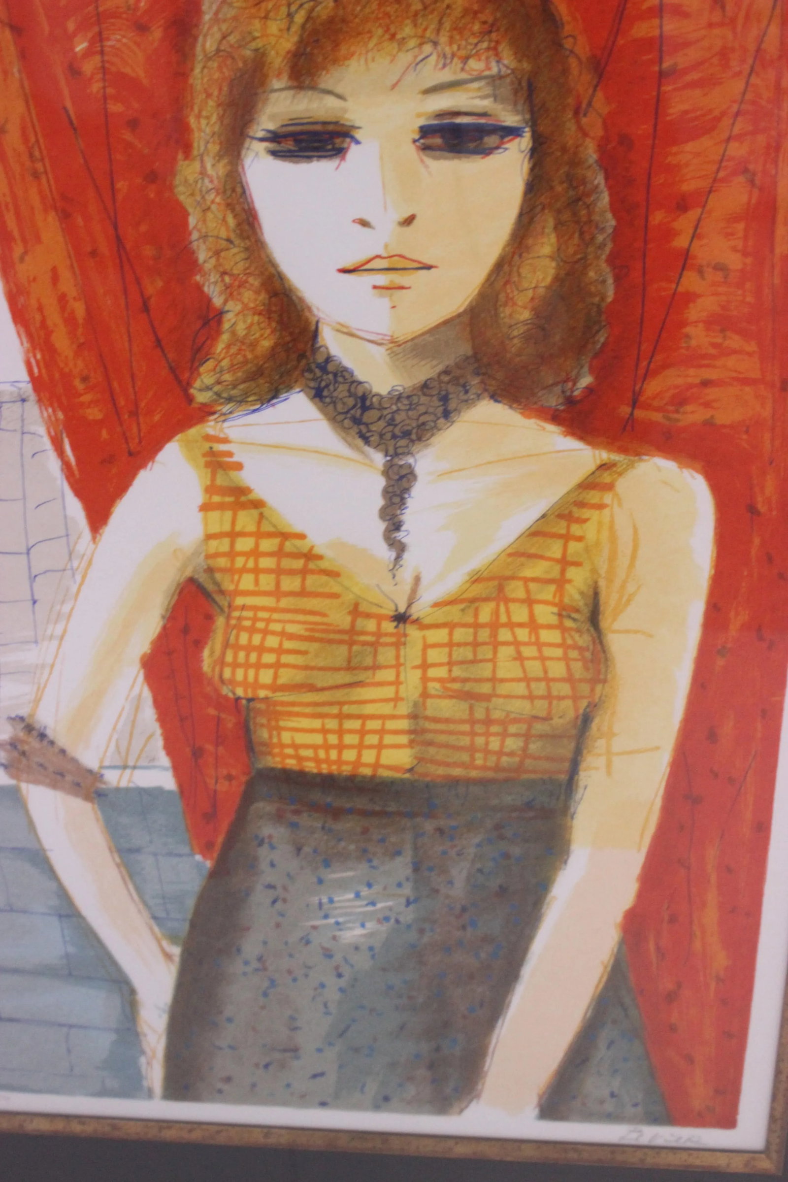 "Jeune Fille of Paris" Charles Levier French Lithograph - 5