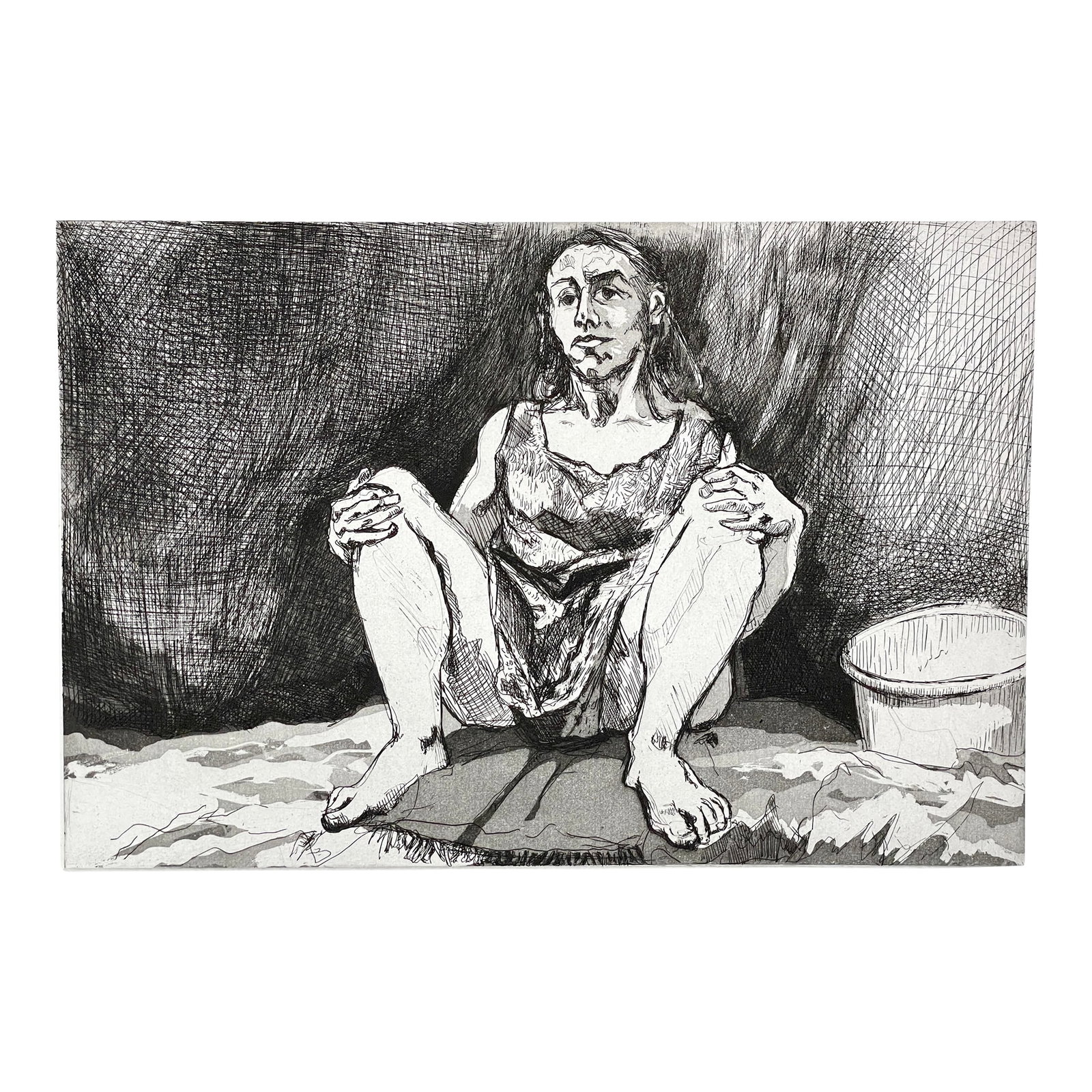 Paula Rego (Portuguese, B. 1935) Untitled Abortion Etching, Signed/Numbered: Paula Rego (Portuguese, b. 1935) Untitled Abortion, 2000 Etching, Signed/Numbered 15.35" x 20.08" (39cm x 51 cm) Edition of 100 Printed by Pauper's Press 2008/2019 New Condition Receipt fro