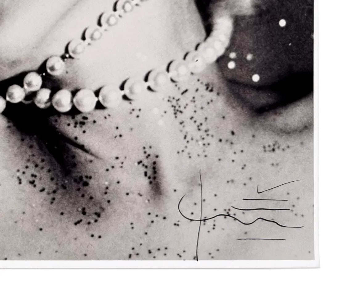 Bert Stern the Last Sitting: Marilyn With Pearls (Hand Signed C-Print), 2013 - 2