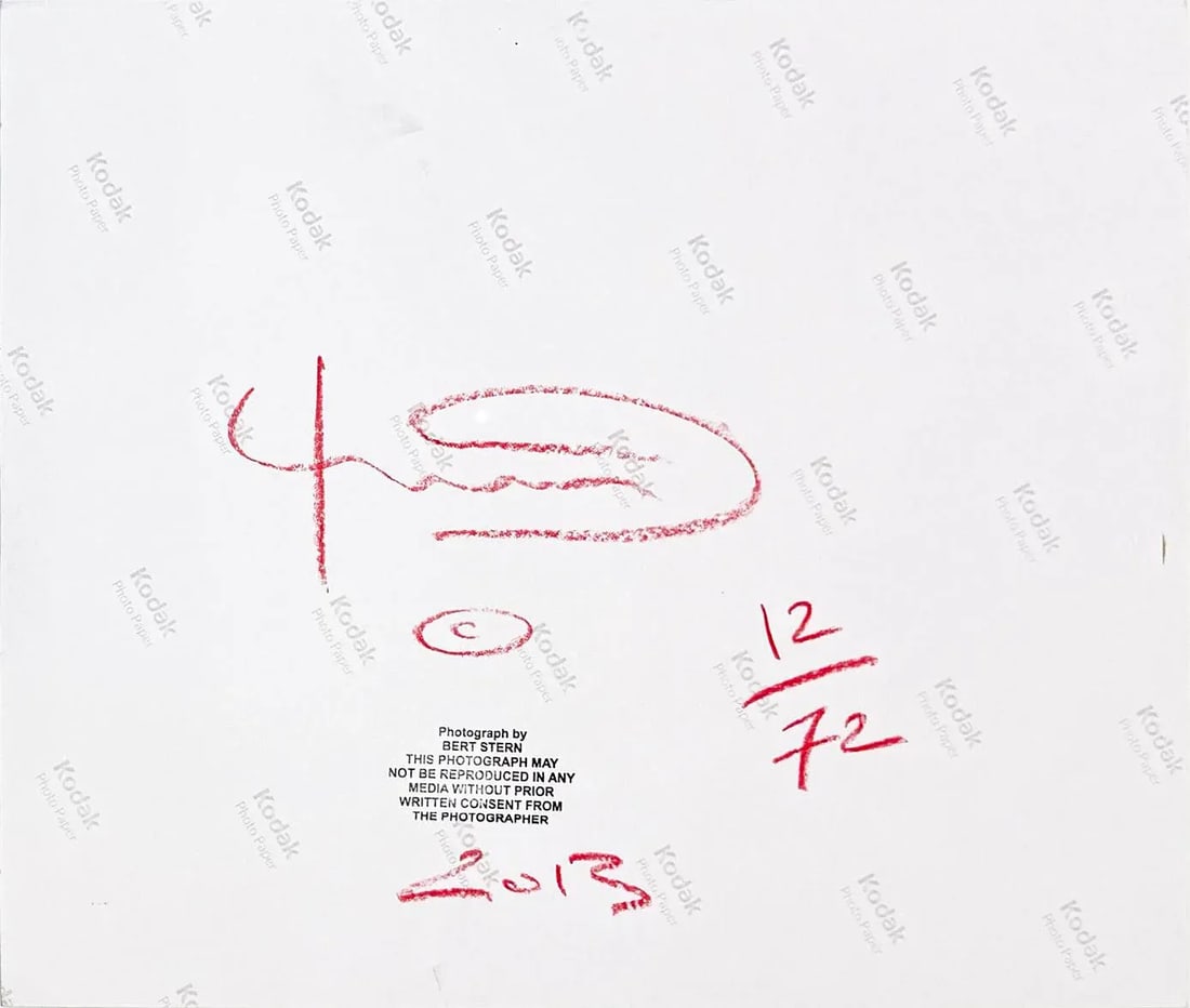 Bert Stern the Last Sitting: Marilyn With Pearls (Hand Signed C-Print), 2013 - 3