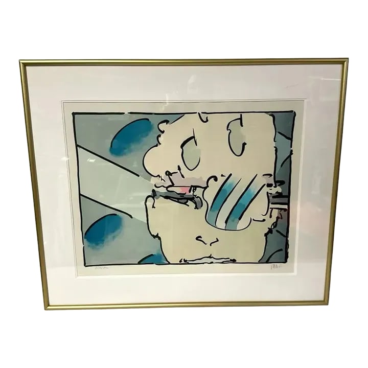 Peter Max Signed Zero Megalopolis 2 Lithograph Limited Edition 252/300 W/Coa (1 of 12)
