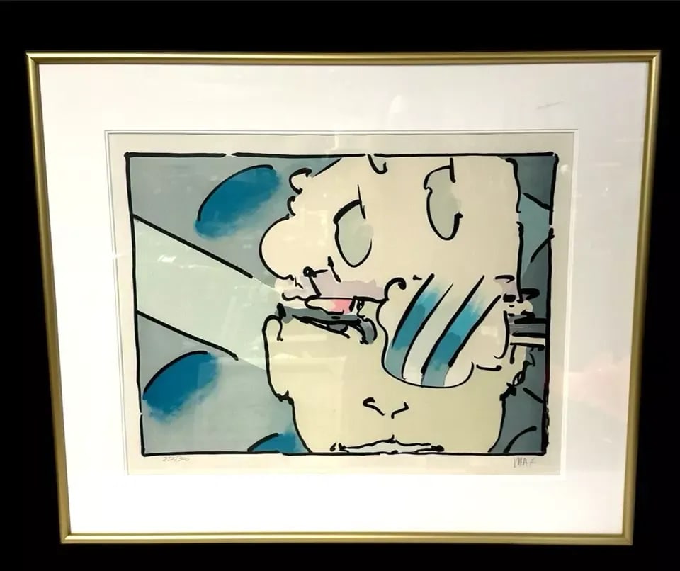 Peter Max Signed Zero Megalopolis 2 Lithograph Limited Edition 252/300 W/Coa - 2