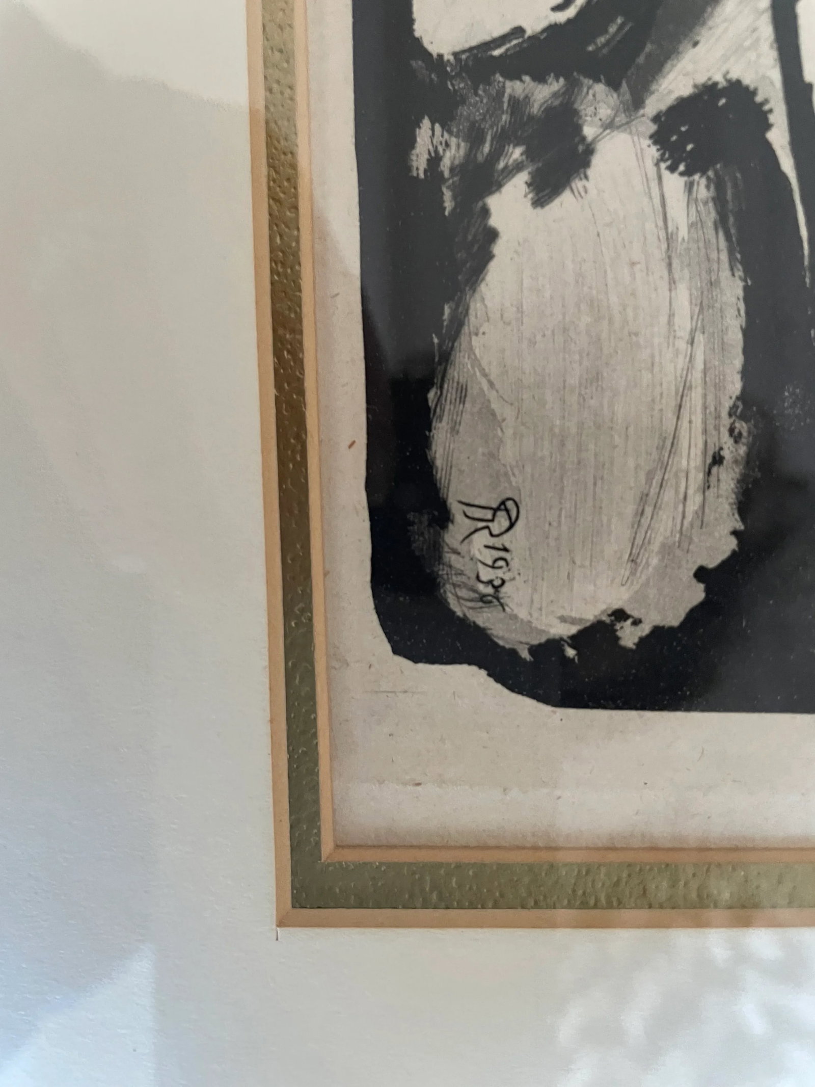 Georges Rouault Print- Passion W.345 Christ Et Les Exegetes, 1936, Framed - 2