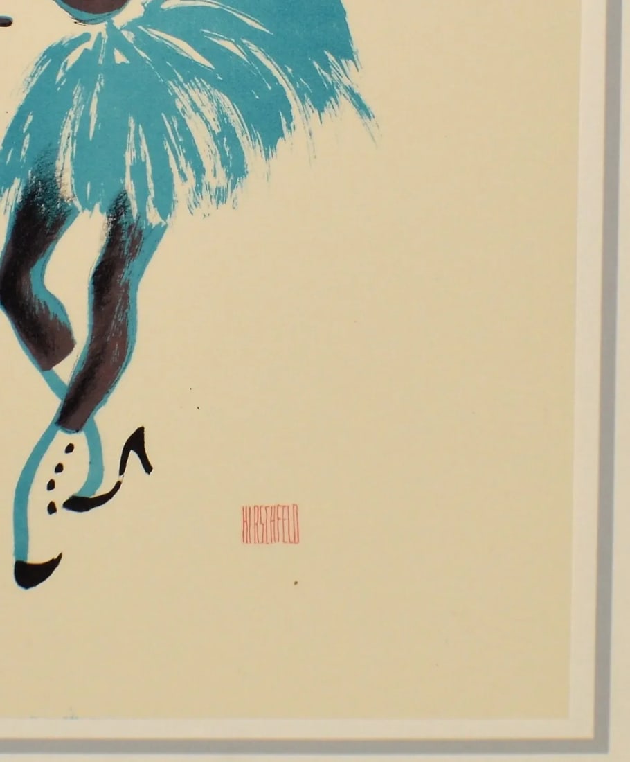 Al Hirschfeld Harlem Apollo Chorine Limited Edition Lithograph - 3