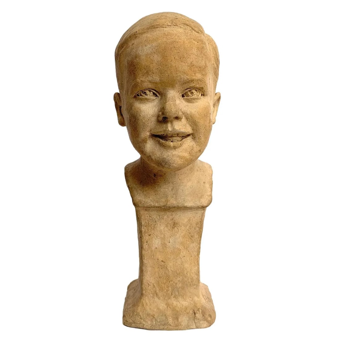 Mid 20th Century Bust of a Young Boy - 5