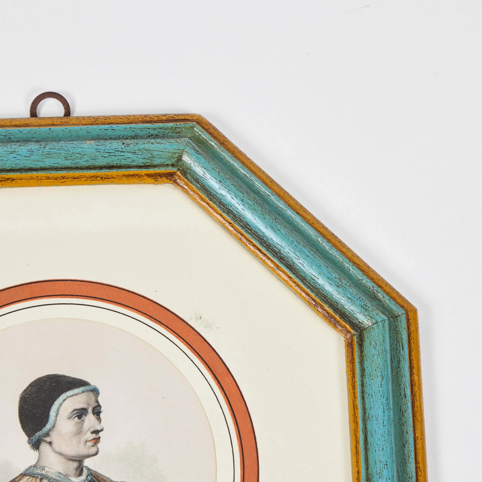 Antique Hand Colored Print of European Notable C 1800's | A - 4