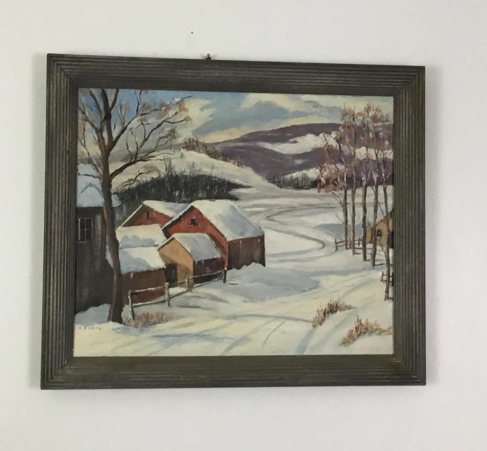 The Finger Lakes Hills-Oil on Board - 5
