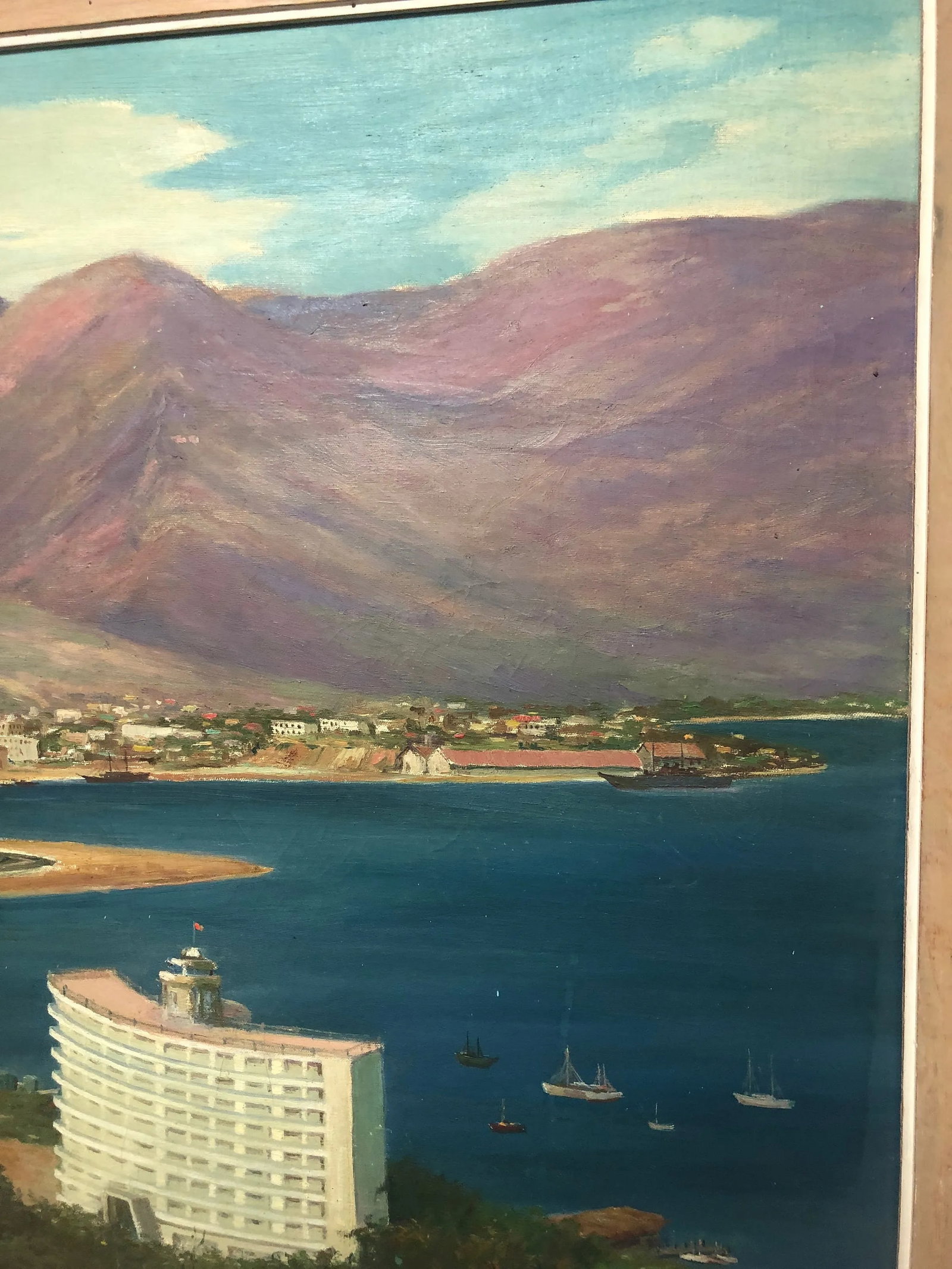 Mid Century Worldscape Oil Painting | James Cloetingh - 4