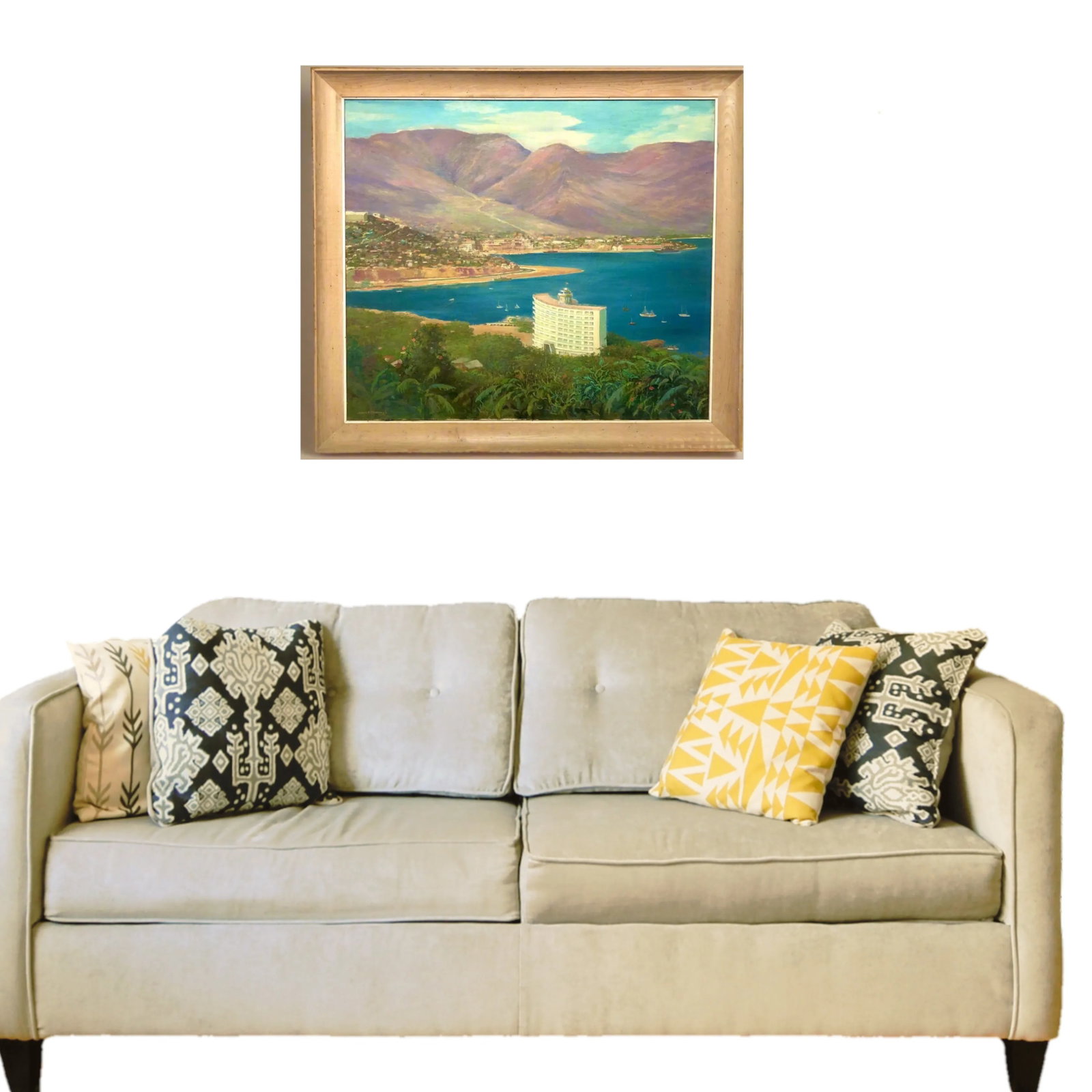 Mid Century Worldscape Oil Painting | James Cloetingh - 8