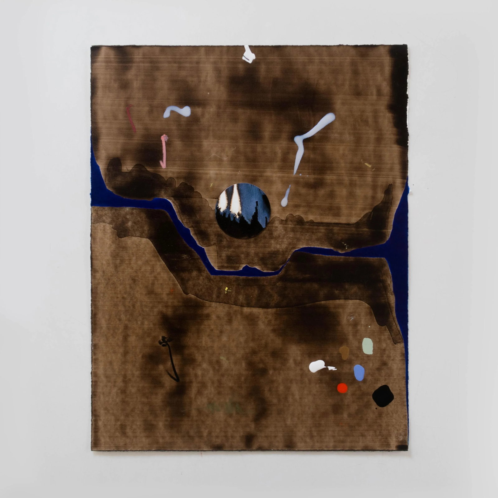 "I Fear Myself the Most" Abstract Landscape Mixed Media Painting by Casey R Klein - 2