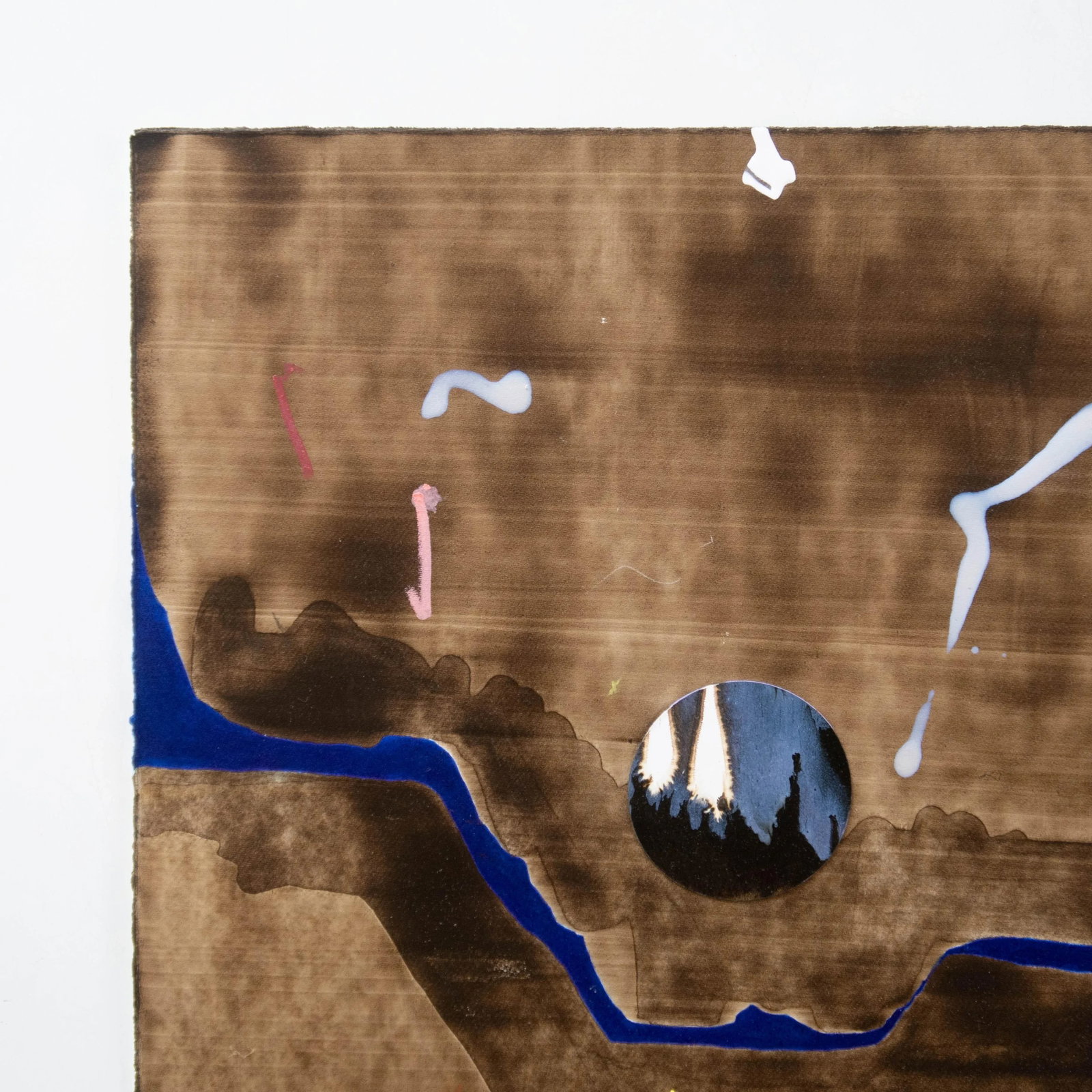 "I Fear Myself the Most" Abstract Landscape Mixed Media Painting by Casey R Klein - 3