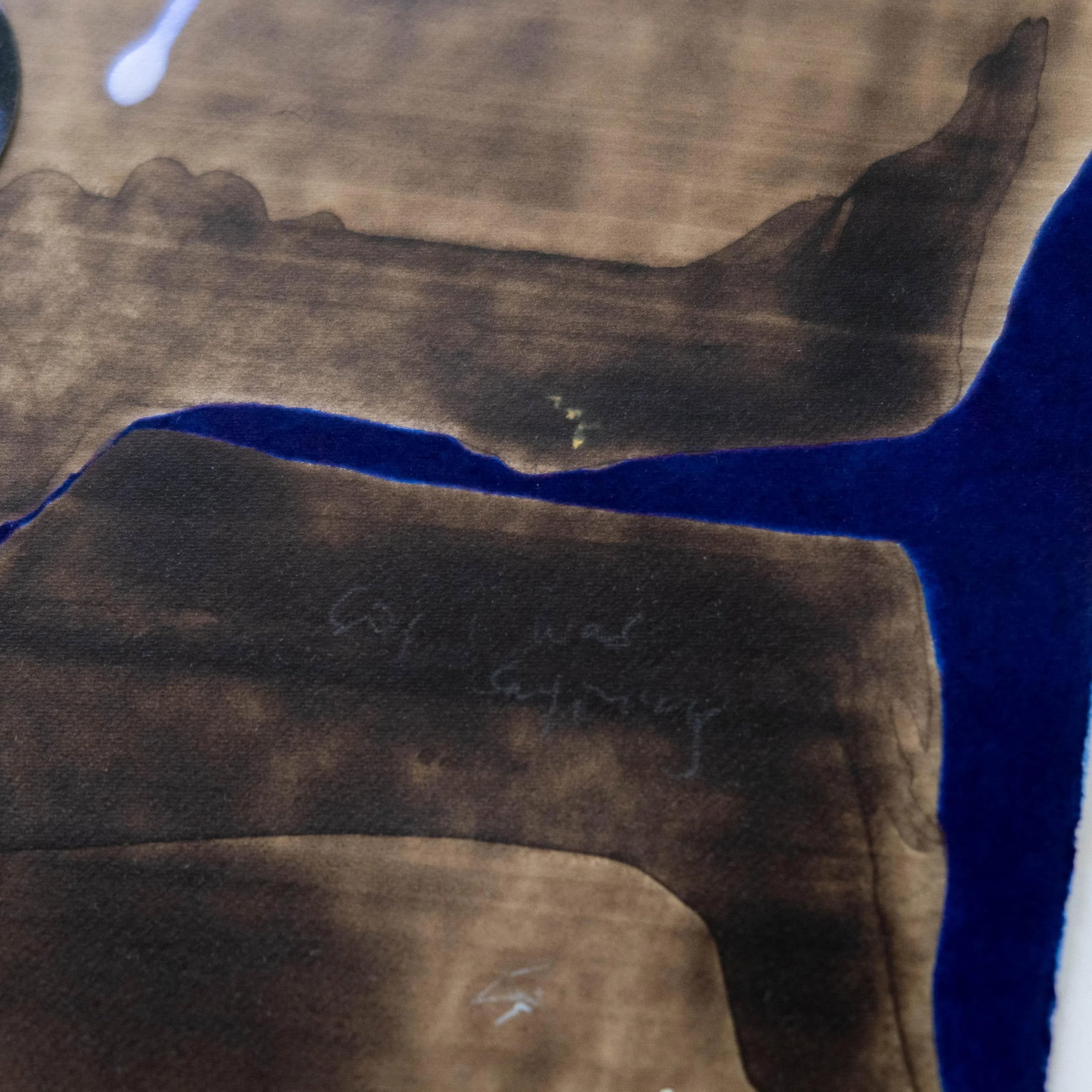 "I Fear Myself the Most" Abstract Landscape Mixed Media Painting by Casey R Klein - 7