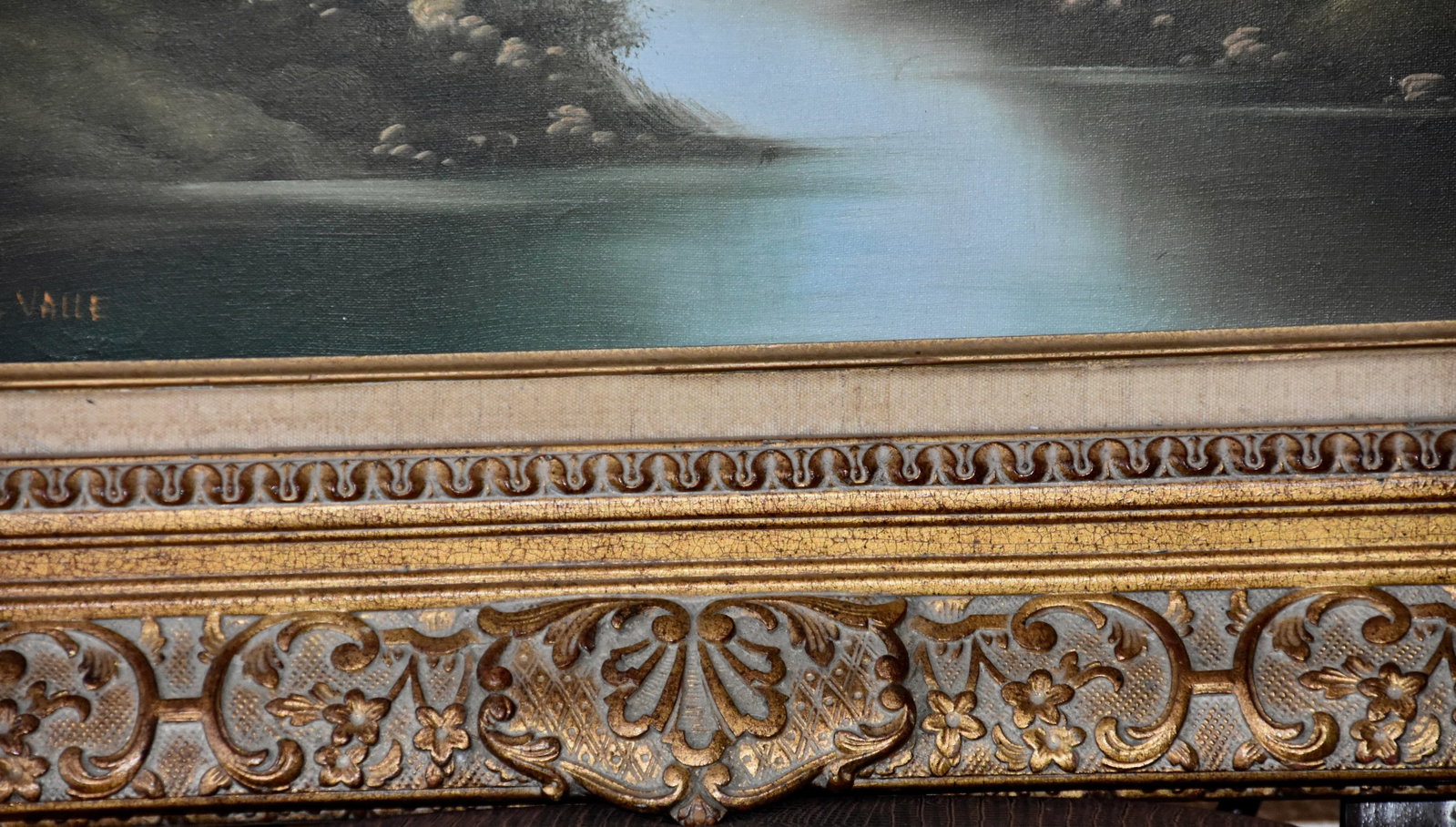 1960s Oil Painting Della Valle Original Signed on Canvas - 4