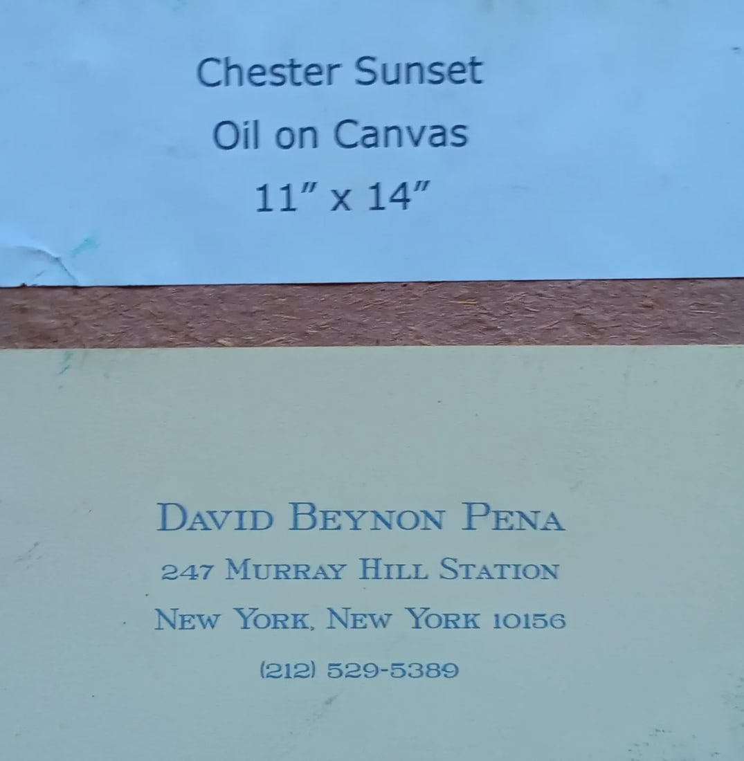 Chester, Nova Scotia Sunset Original Oil Painting - 6