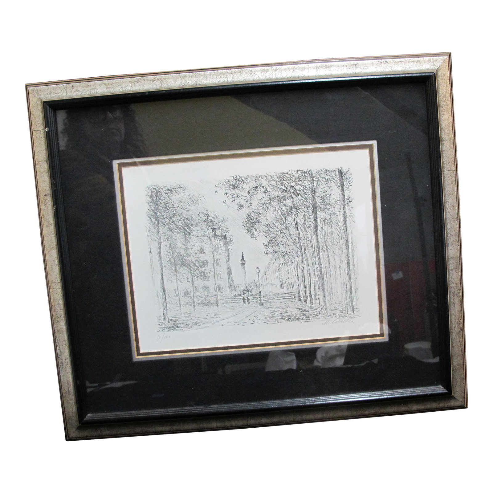 Michele Cascella Italy Limited Edition Signed Framed City Landscape Etching (1 of 8)