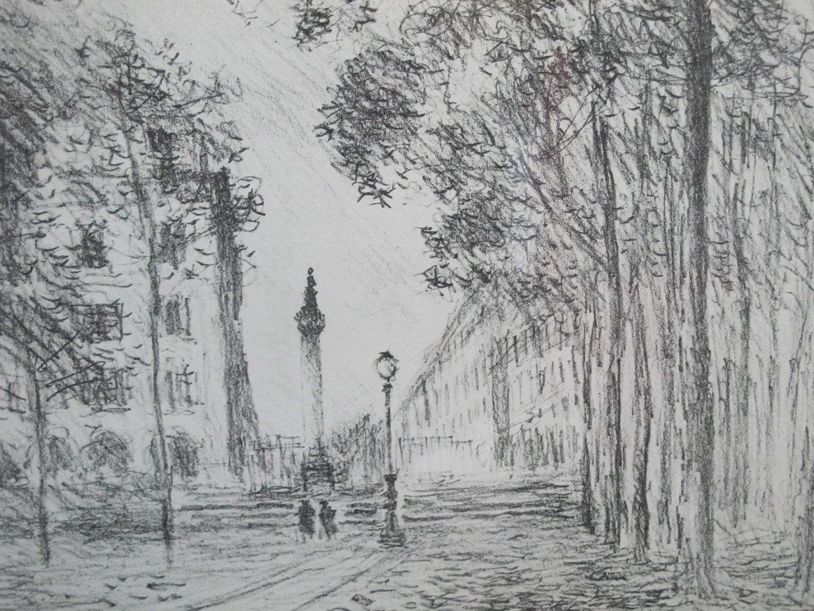 Michele Cascella Italy Limited Edition Signed Framed City Landscape Etching - 5