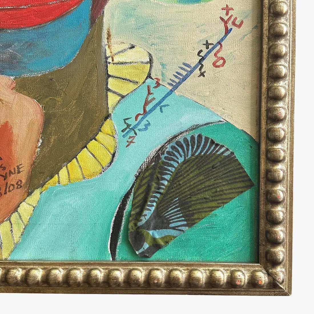 Armando Alleyne (B. 1959) - Mary Lou Williams Outsider Portrait, Signed (Mixed Media on Canvas) - 3