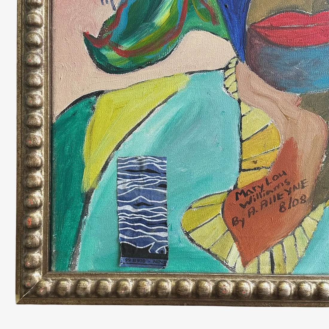 Armando Alleyne (B. 1959) - Mary Lou Williams Outsider Portrait, Signed (Mixed Media on Canvas) - 4
