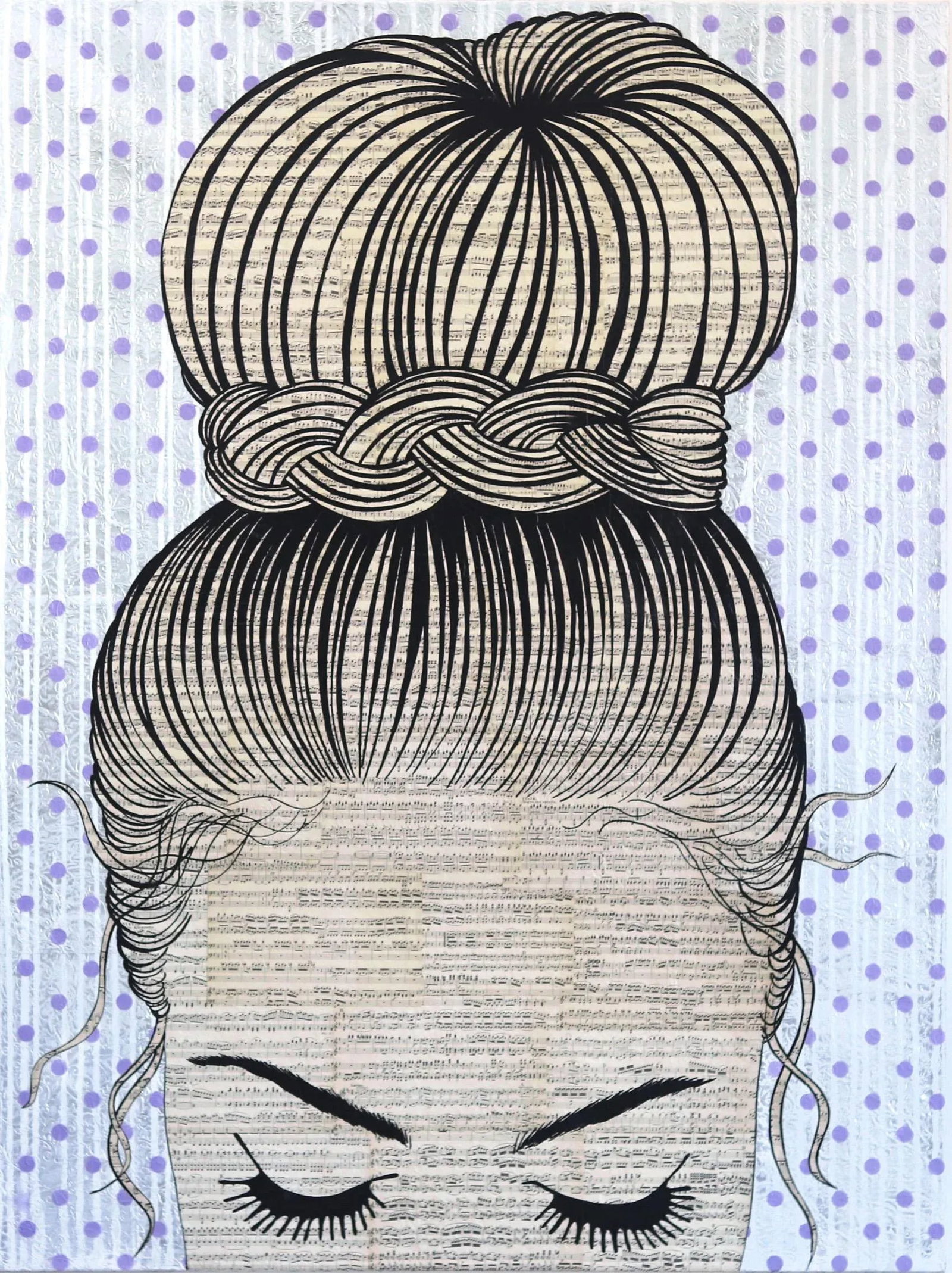 "Strength" Original Artwork by Martina Niederhauser: Internationally acclaimed artist Martina Niederhauser presents a new collection that offers fresh perspectives on women, delving into the realms of emotion, beauty, identity, and the intricate