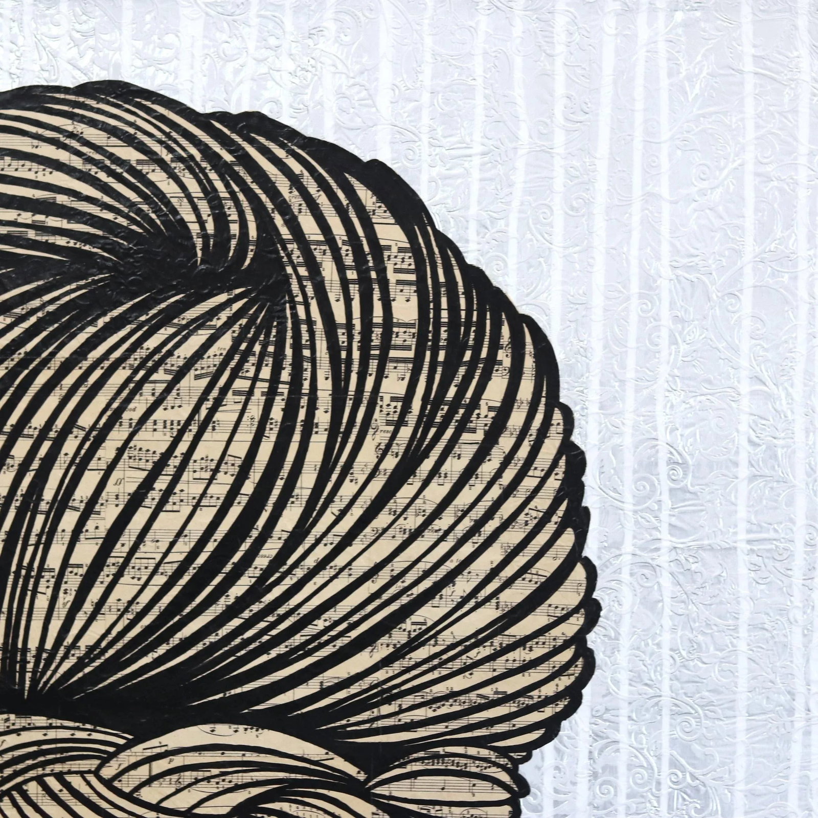 Large Figurative Original Artwork by Martina Niederhauser "Imagination Has No Limit" - 3