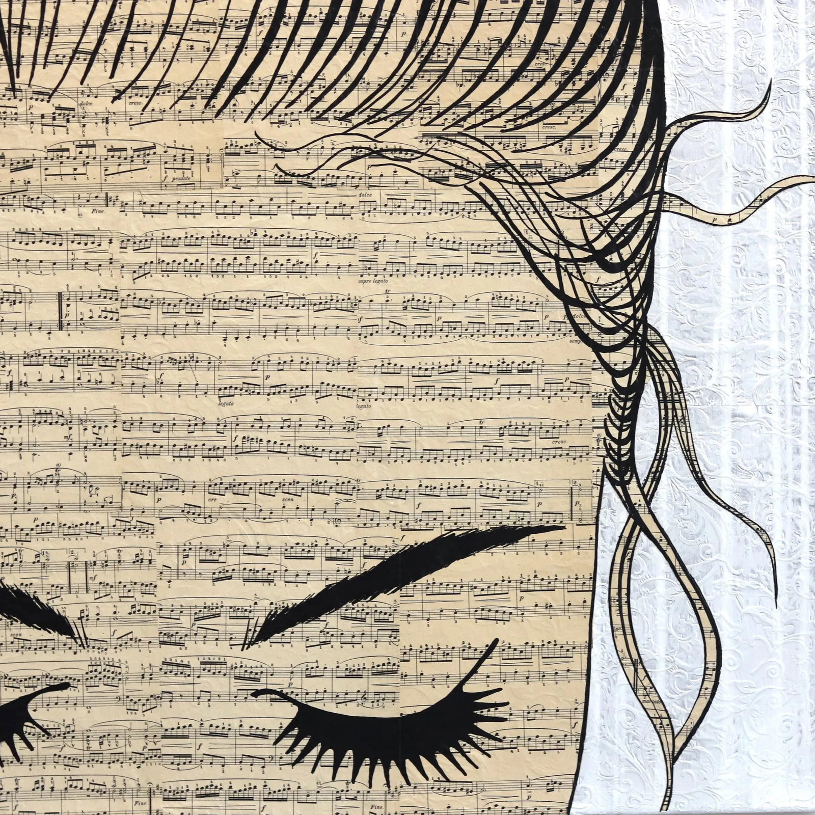Large Figurative Original Artwork by Martina Niederhauser "Imagination Has No Limit" - 5