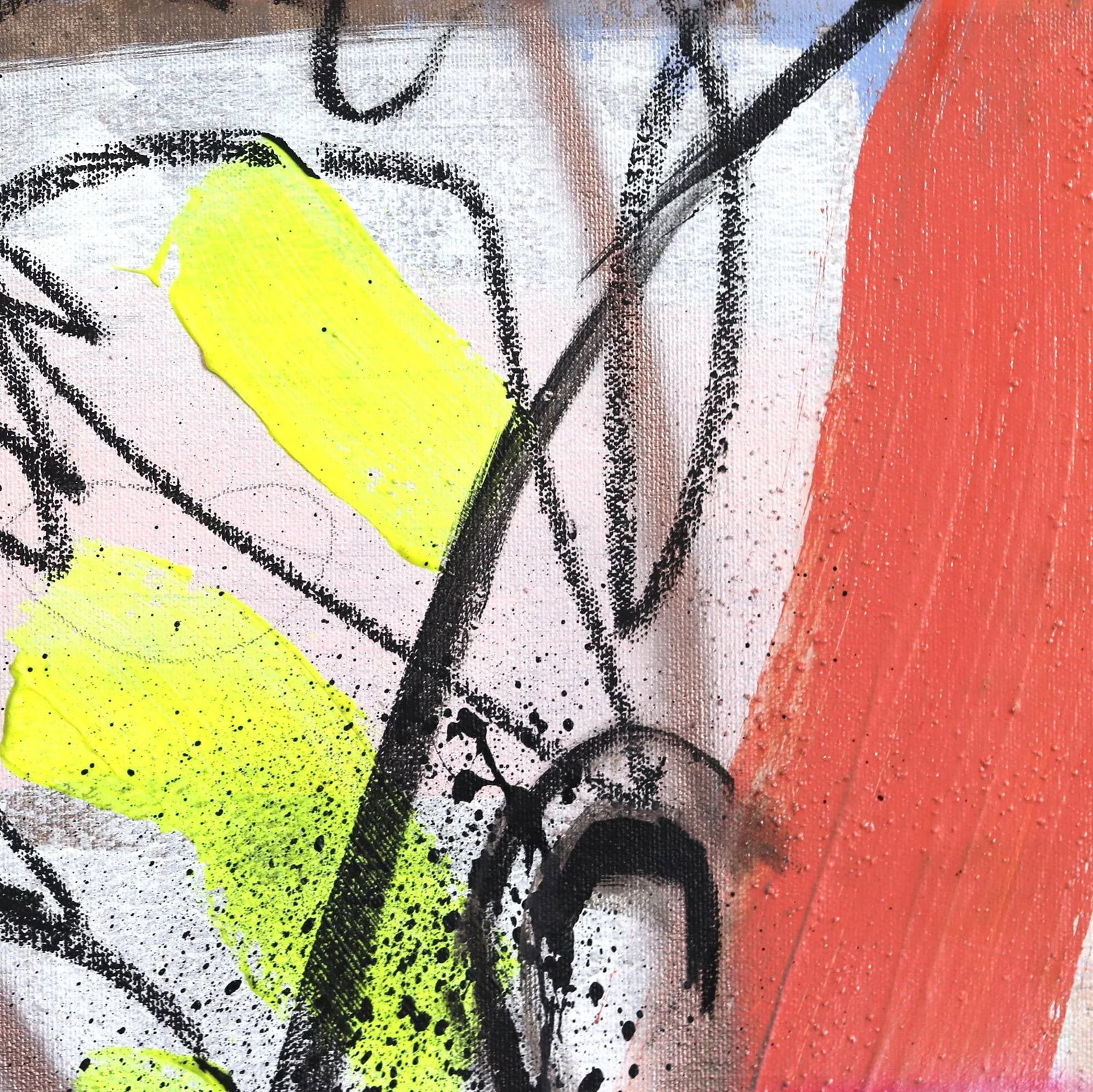 "White Line" Original Artwork by Sally K - 2