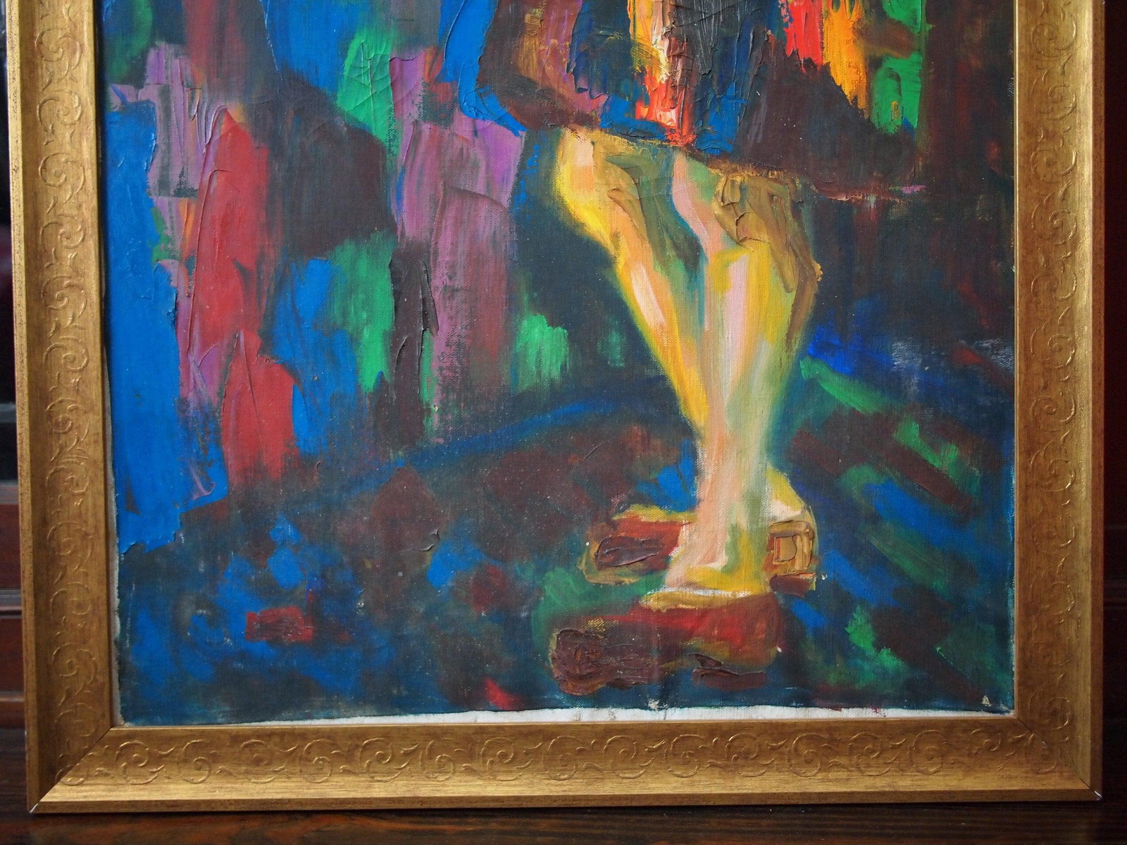 Vintage Irwin Touster Portrait Figural Painting - 5