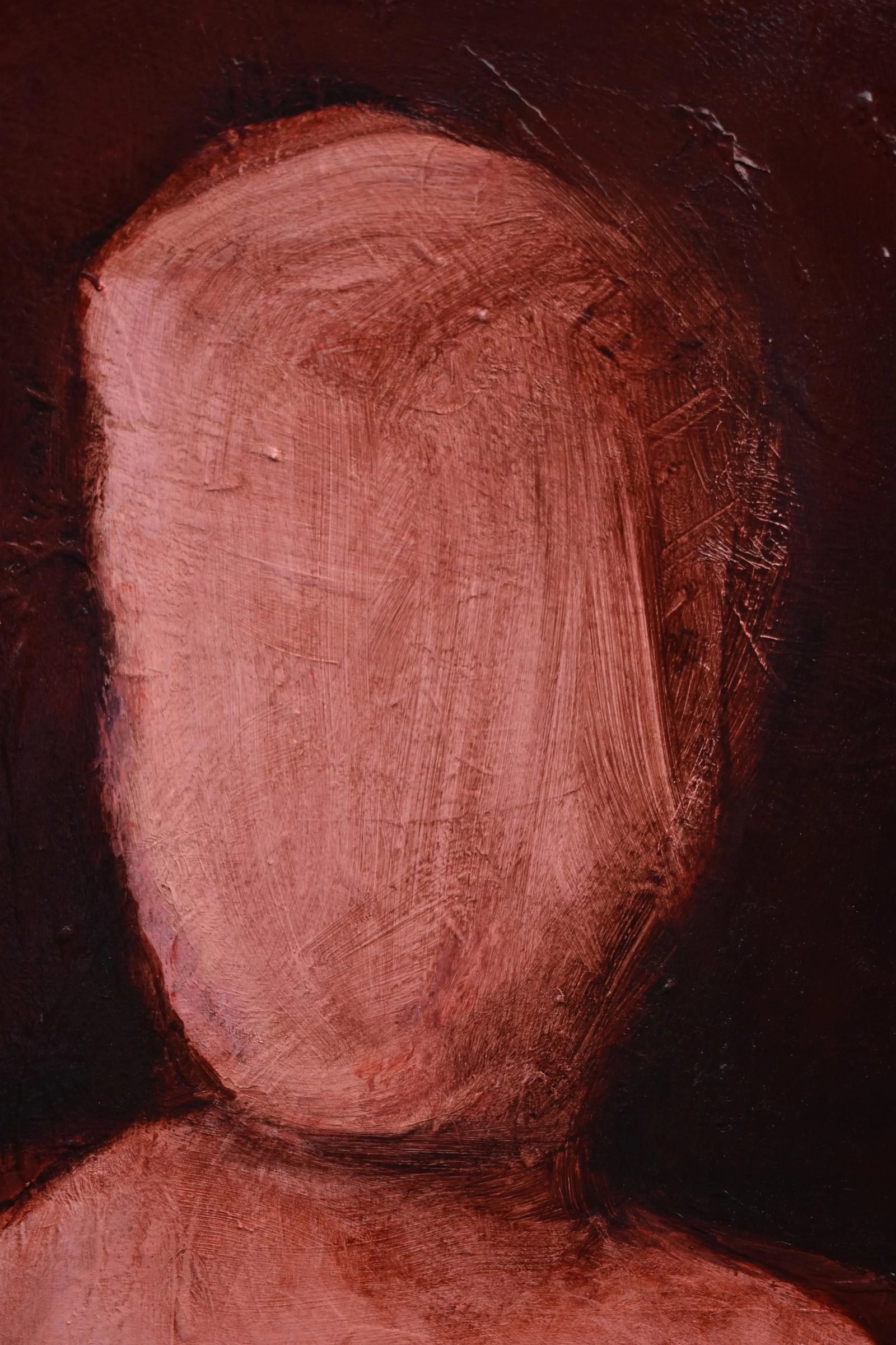 Ancestor's Portrait (Right Panel), Contemporary Acrylic Painting by Stephen Remick, Framed - 4