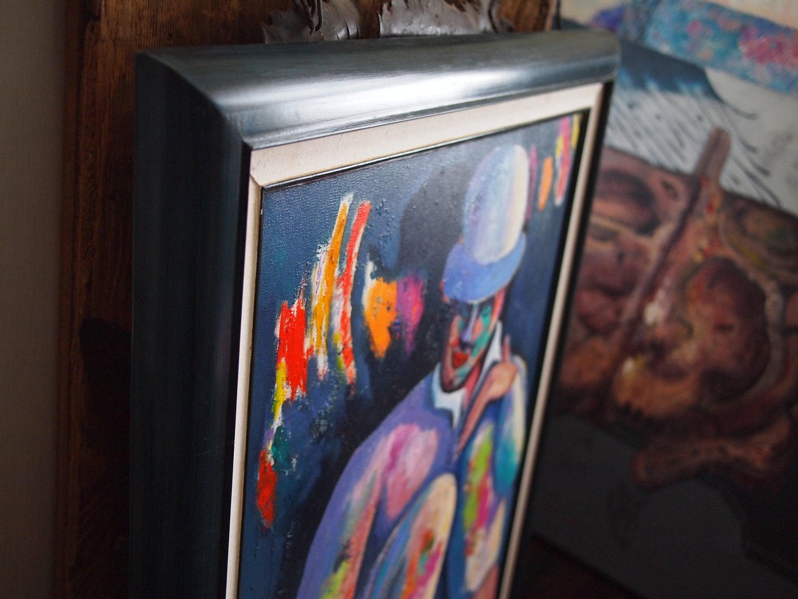 Original Jaime Jose 1992 Surrealist Portrait Painting - 6