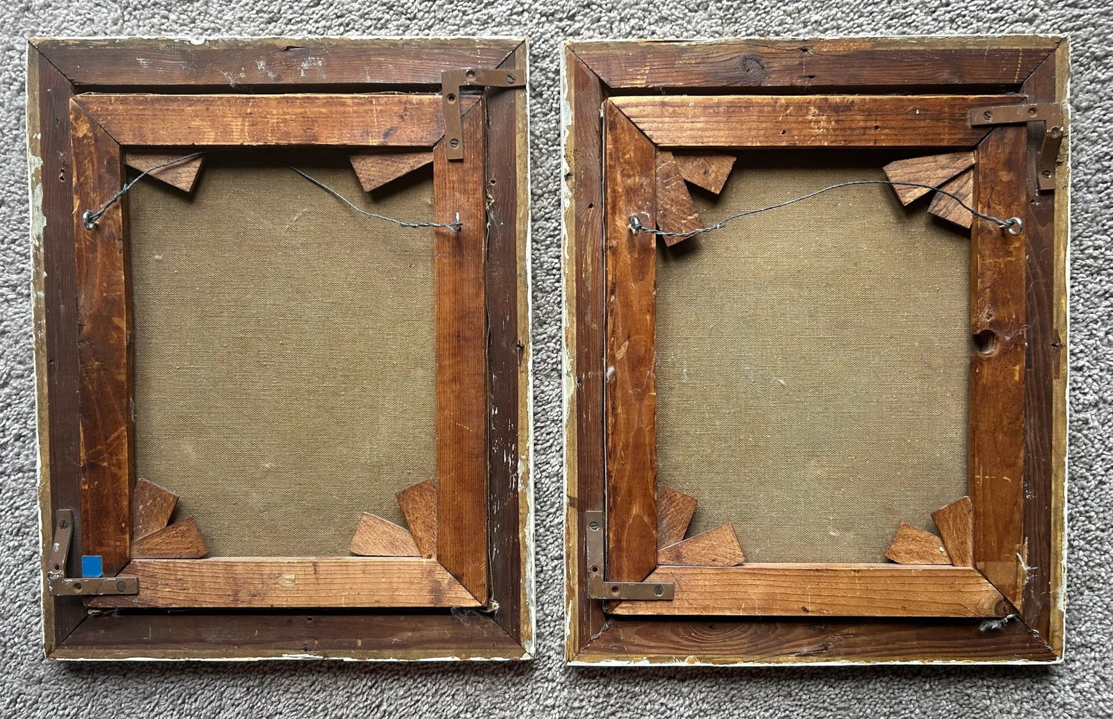 Antique 19th Century Pair of Portraits of Children, Framed - 5