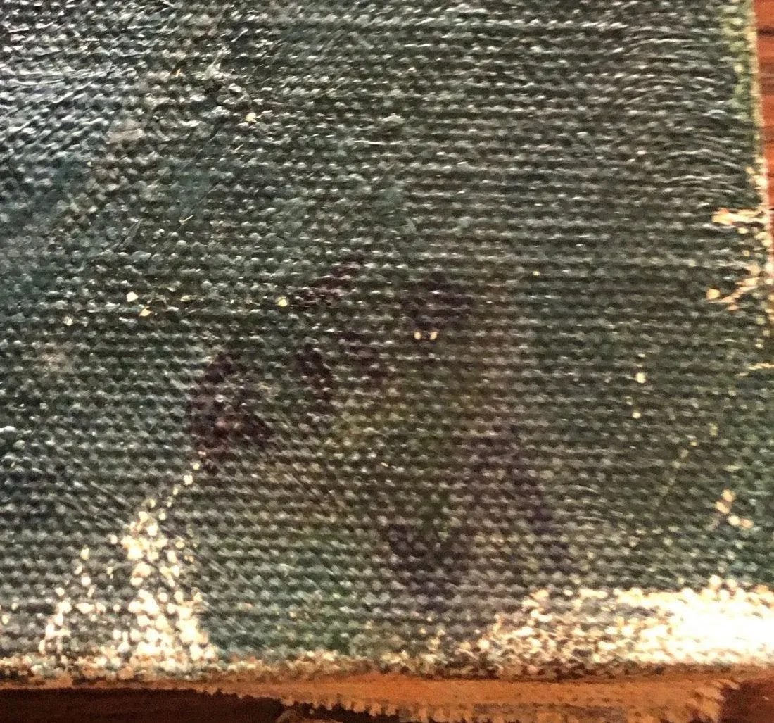 Original Vintage 1967 Portrait Painting - 3