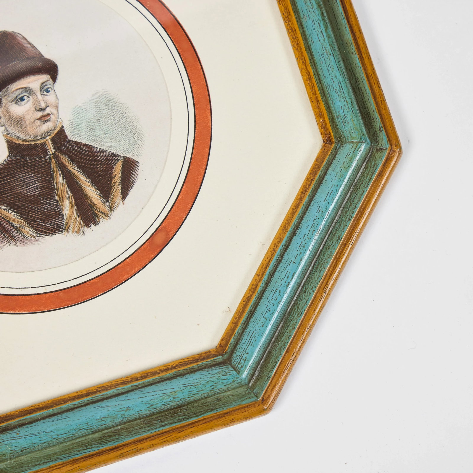 Antique Hand Colored Print of European Notable C 1800's | C - 6