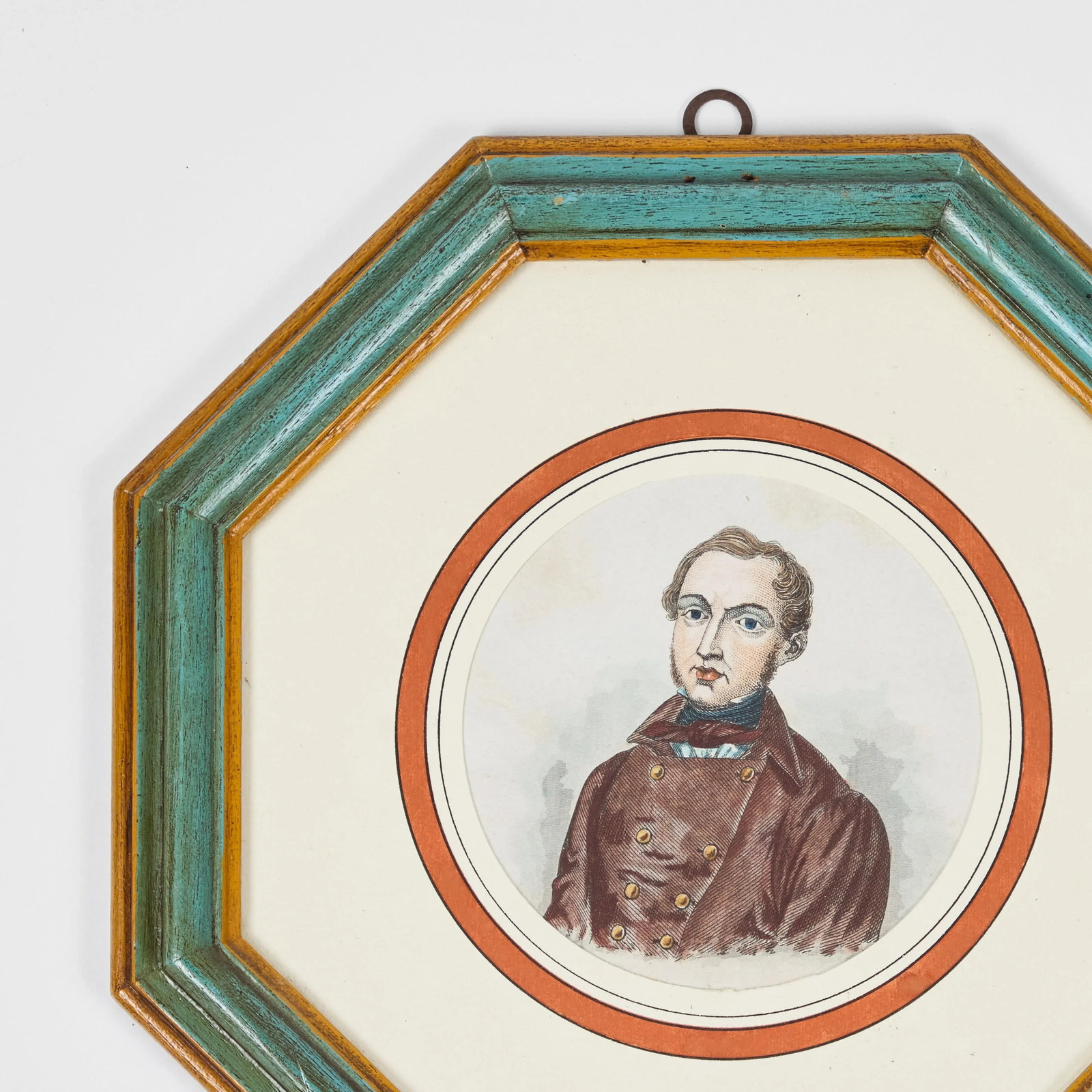 Antique Hand Colored Print of European Notable C 1800's | B - 3