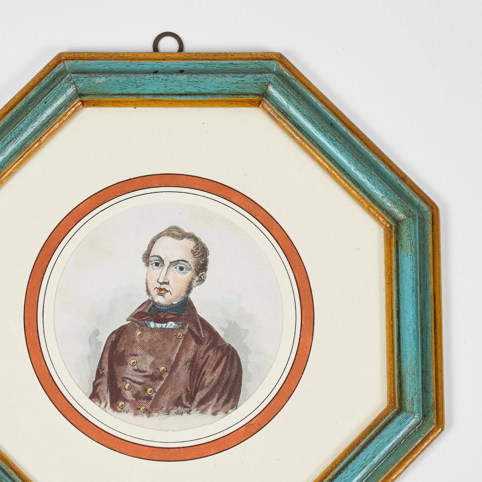 Antique Hand Colored Print of European Notable C 1800's | B - 4