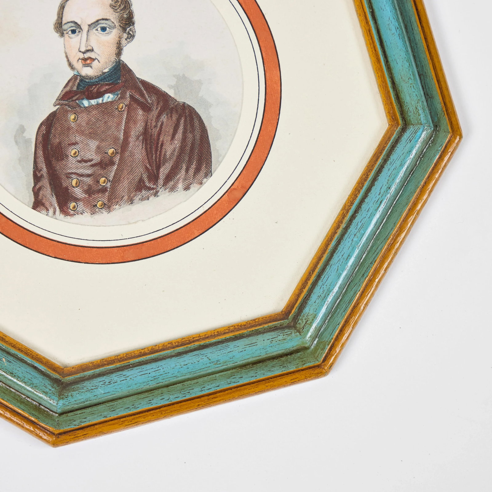 Antique Hand Colored Print of European Notable C 1800's | B - 6