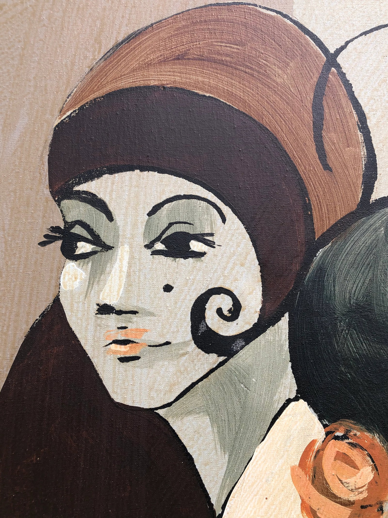 Vintage McClaine Oil Canvas Painting - 4