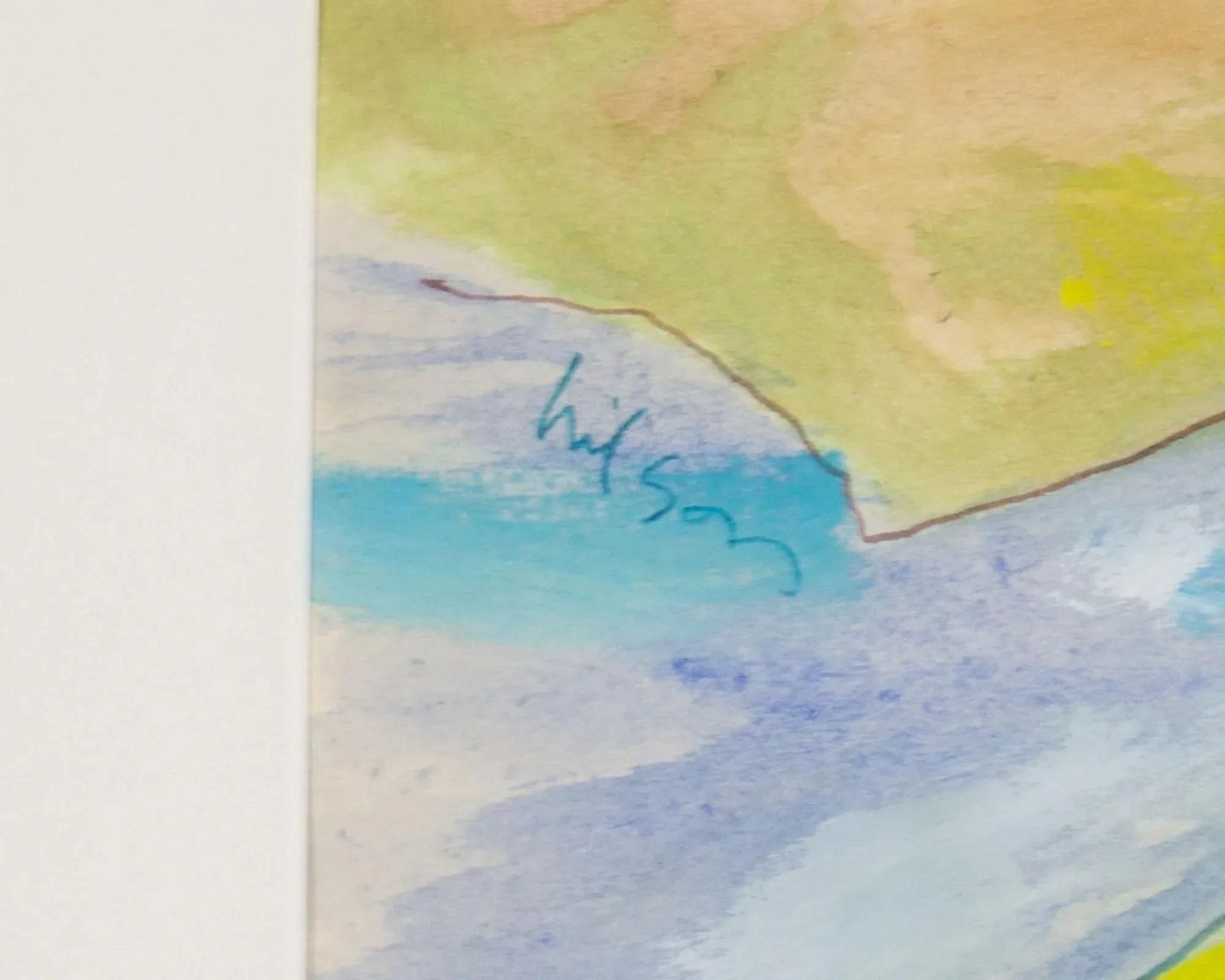 Abstract Watercolor Landscape Painting by Harry Hilson - 5