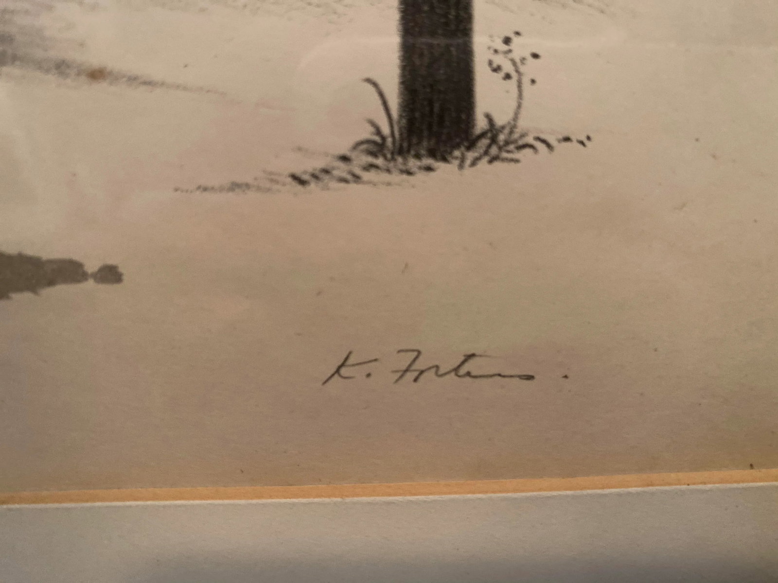 Vintage Surrealist Signed Lithograph by Karl Fortess - 5
