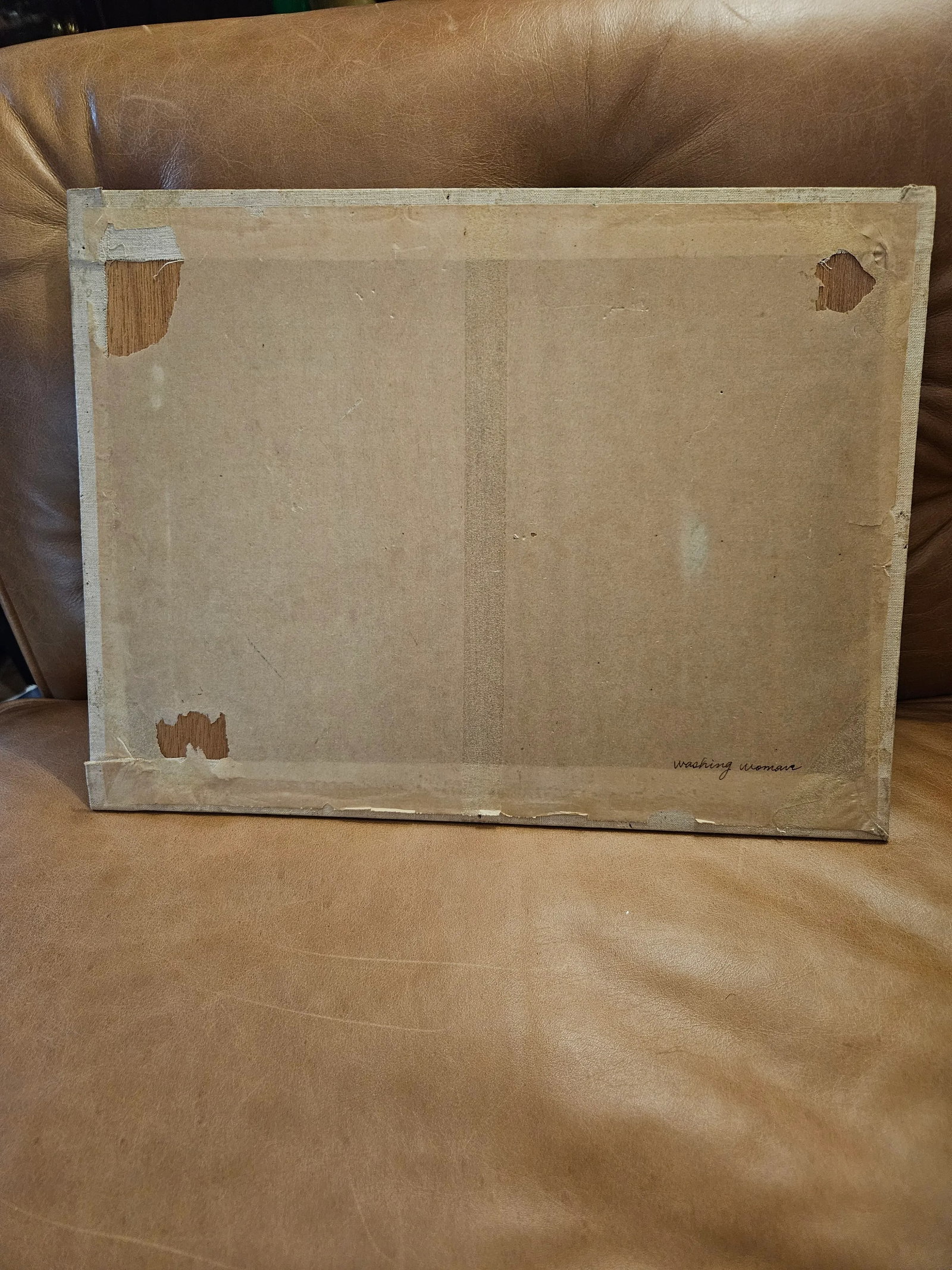 Vintage Asian Oil Painting, Signed - 5