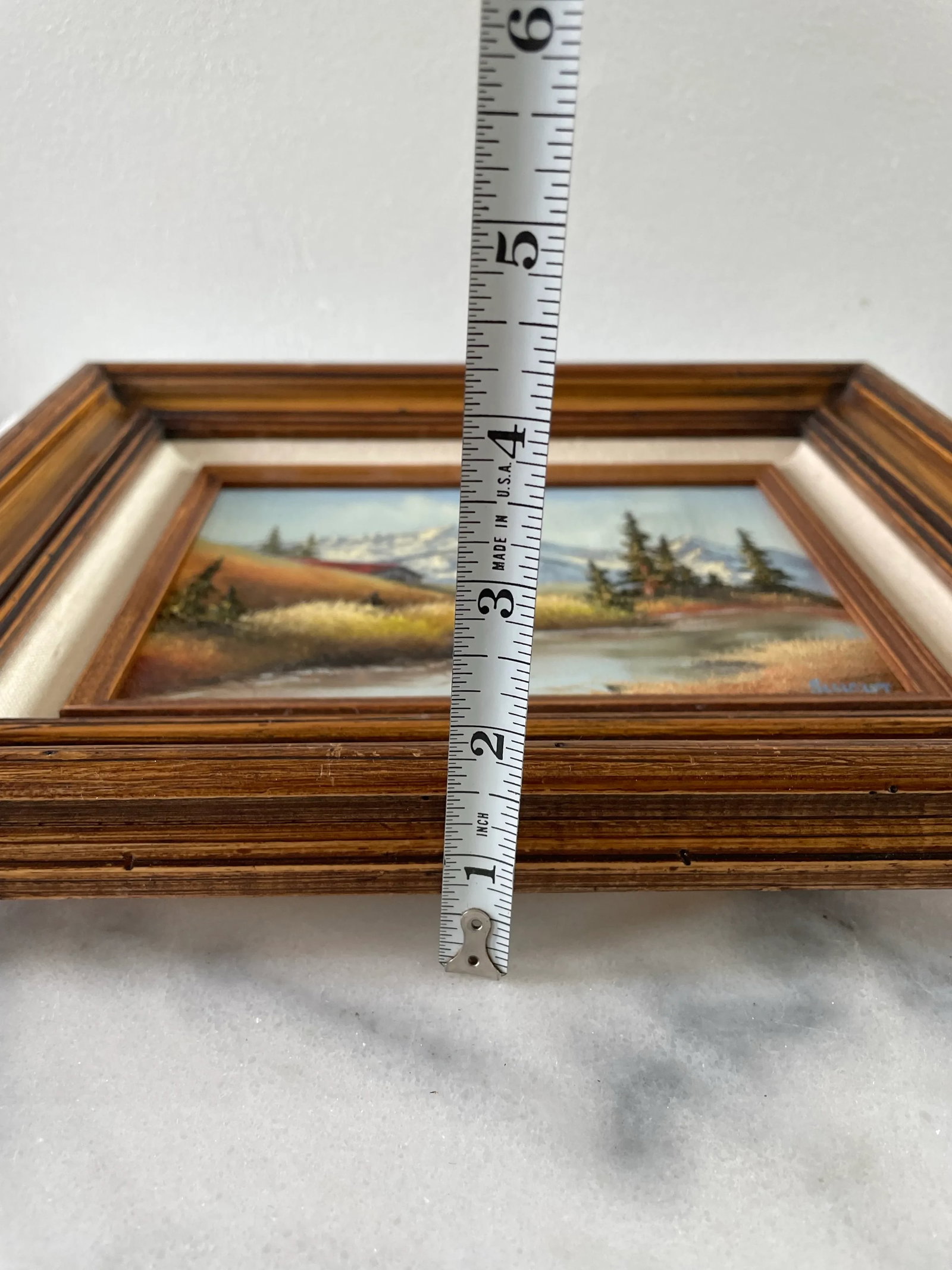 Late 20th Century Judy Sleight Signed Framed Oil on Canvas PNW Landscape - 5