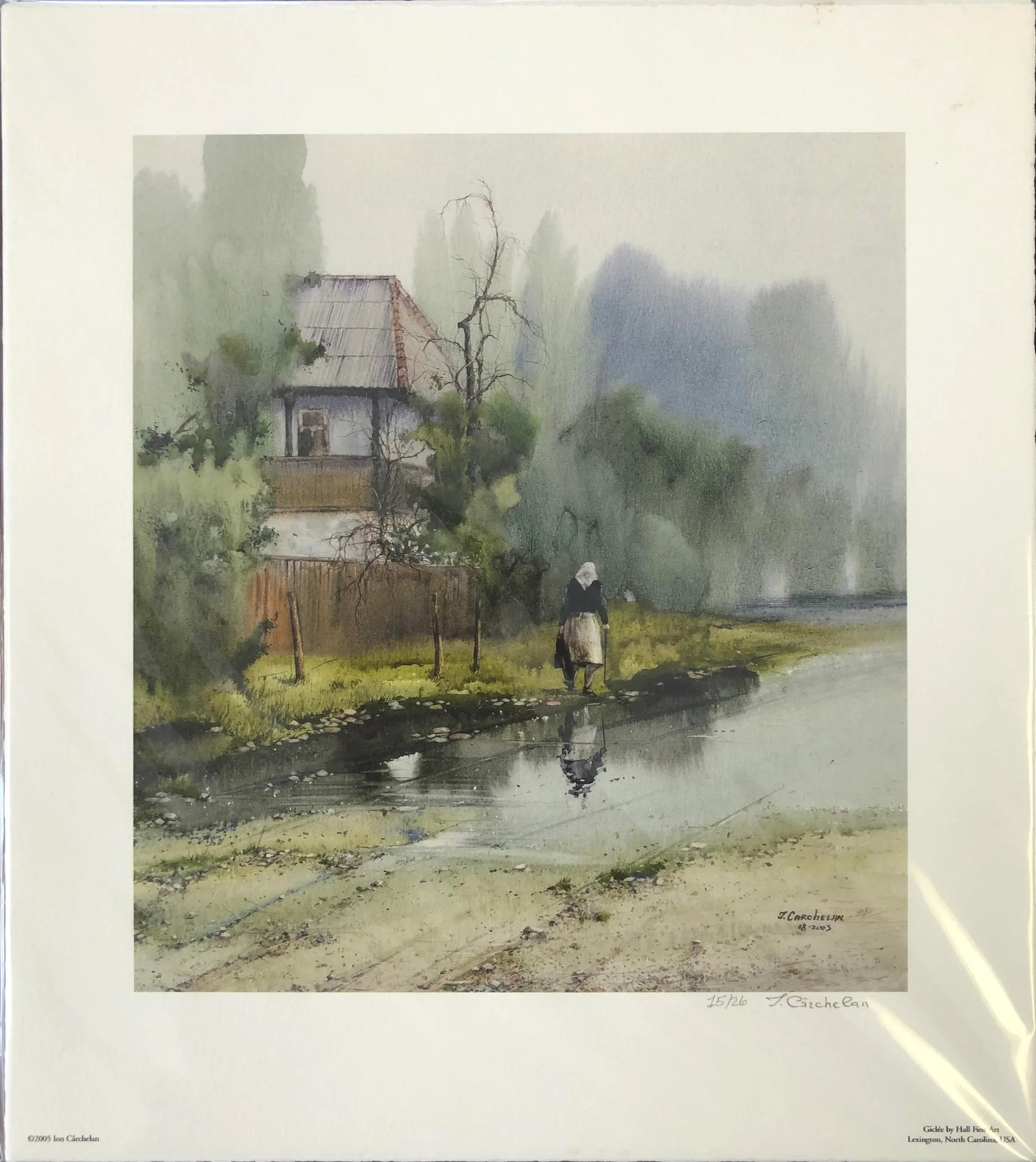 "After the Rain" Giclee Print Signed by Artist - 4