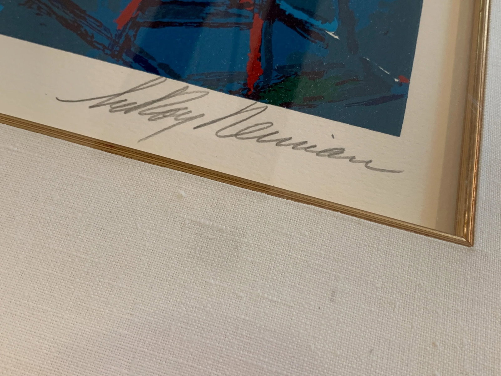 1990s LeRoy Neiman "Self Portrait" Hand Signed Limited Edition Serigraph, Framed - 5