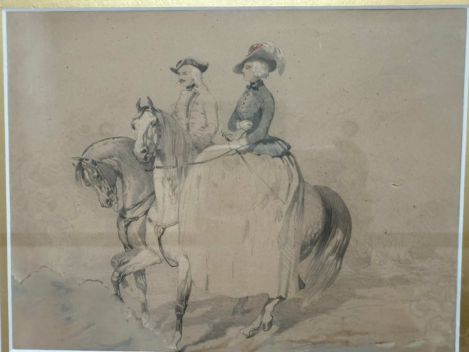 18th Century French Provincial Watercolor - 4