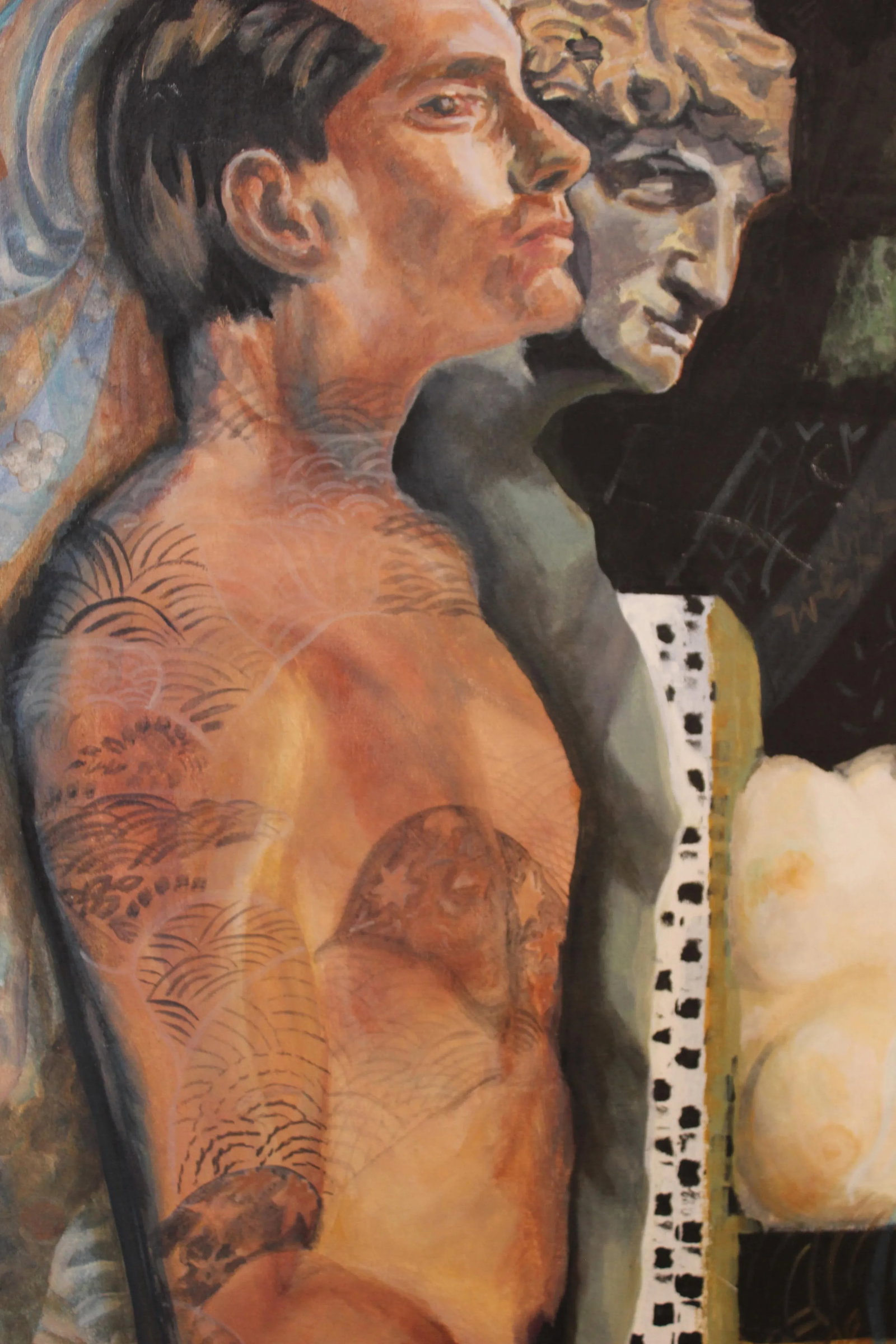 Contemporary "Duty" Modern Man and Classical Man Portrait Early 21st Century - 3