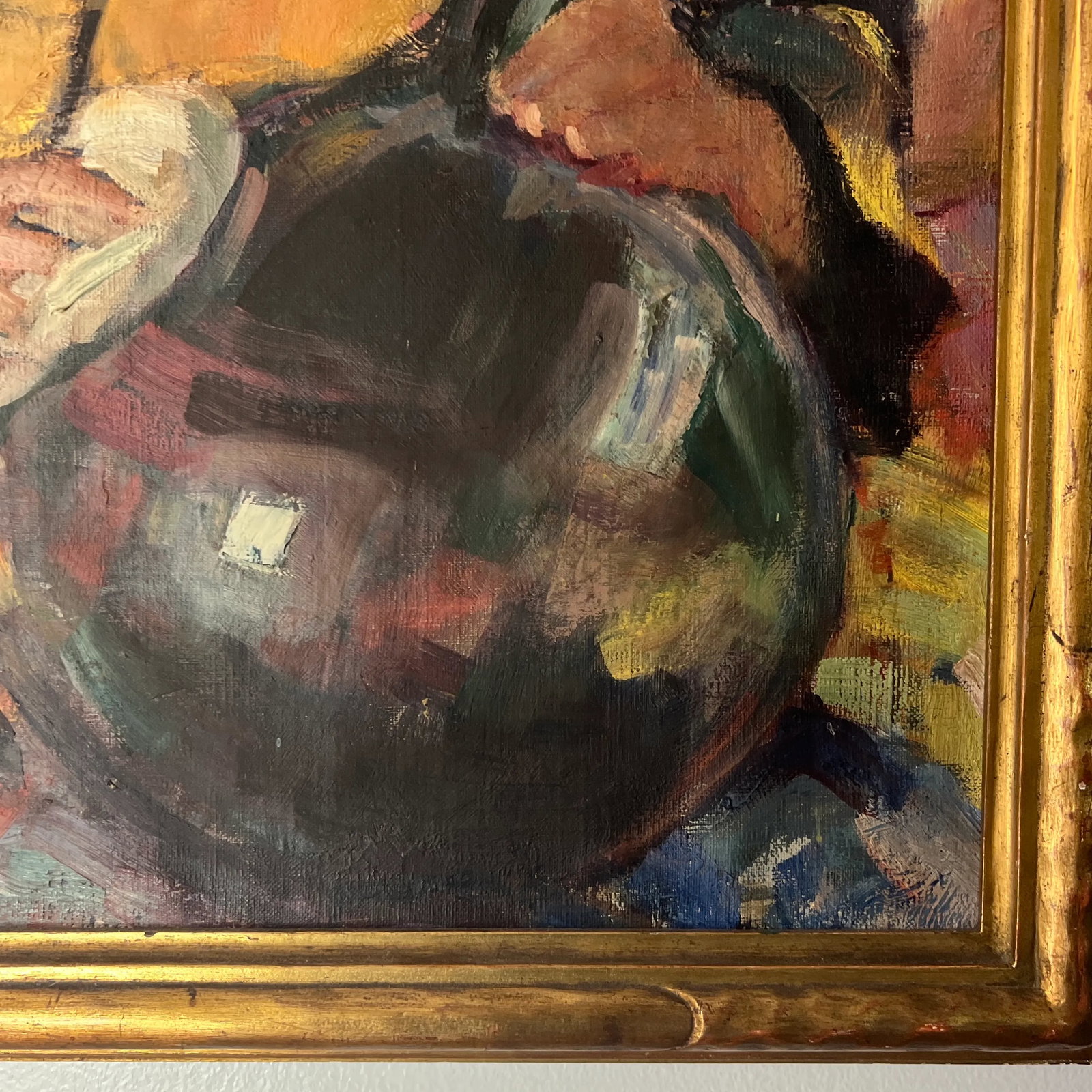 Oil on Canvas Dutch School 1900 Titled as Washerwomen, Framed - 6