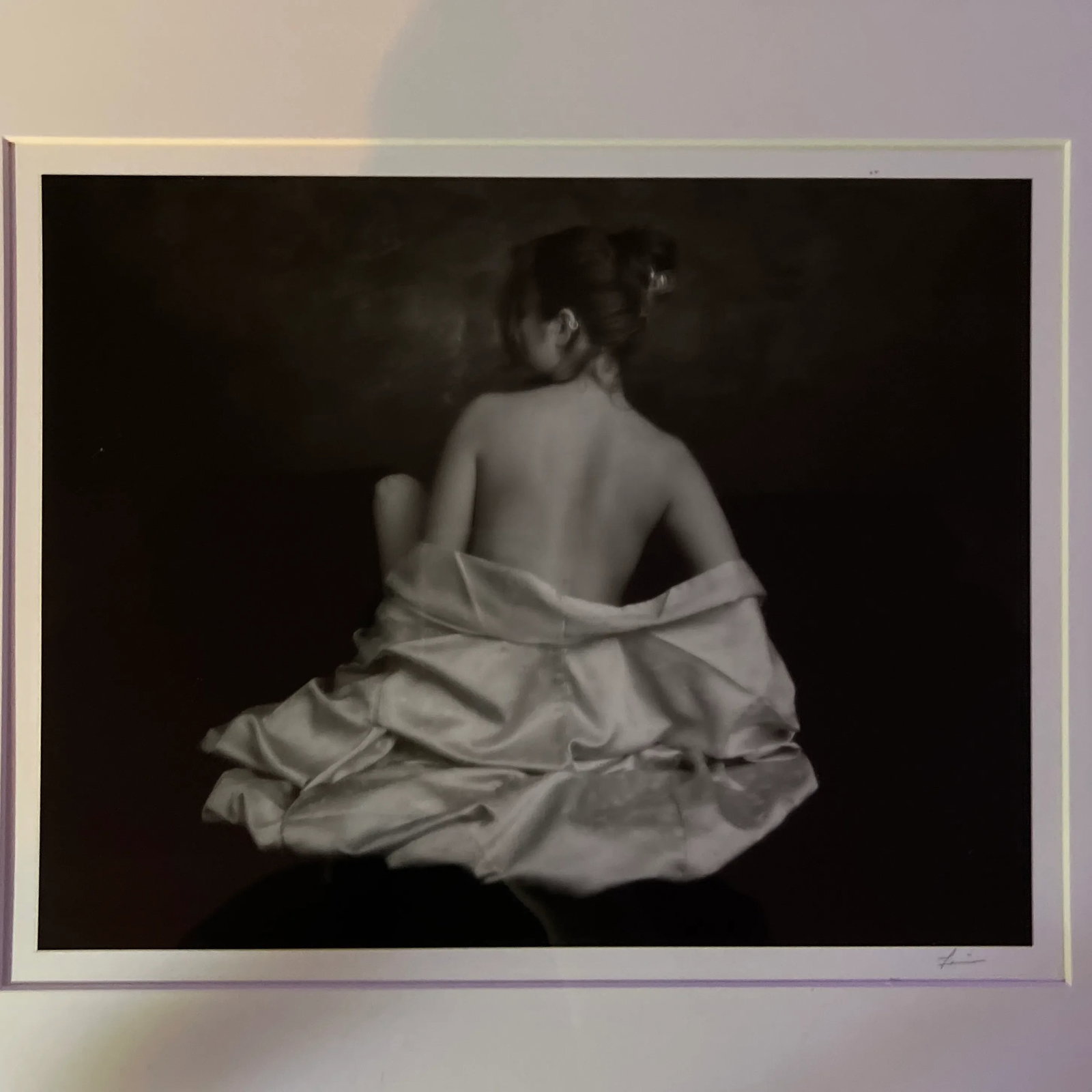 Russell Levin, Black and White Photograph, Portrait of Jessica, 2003, Matted & Framed - 2