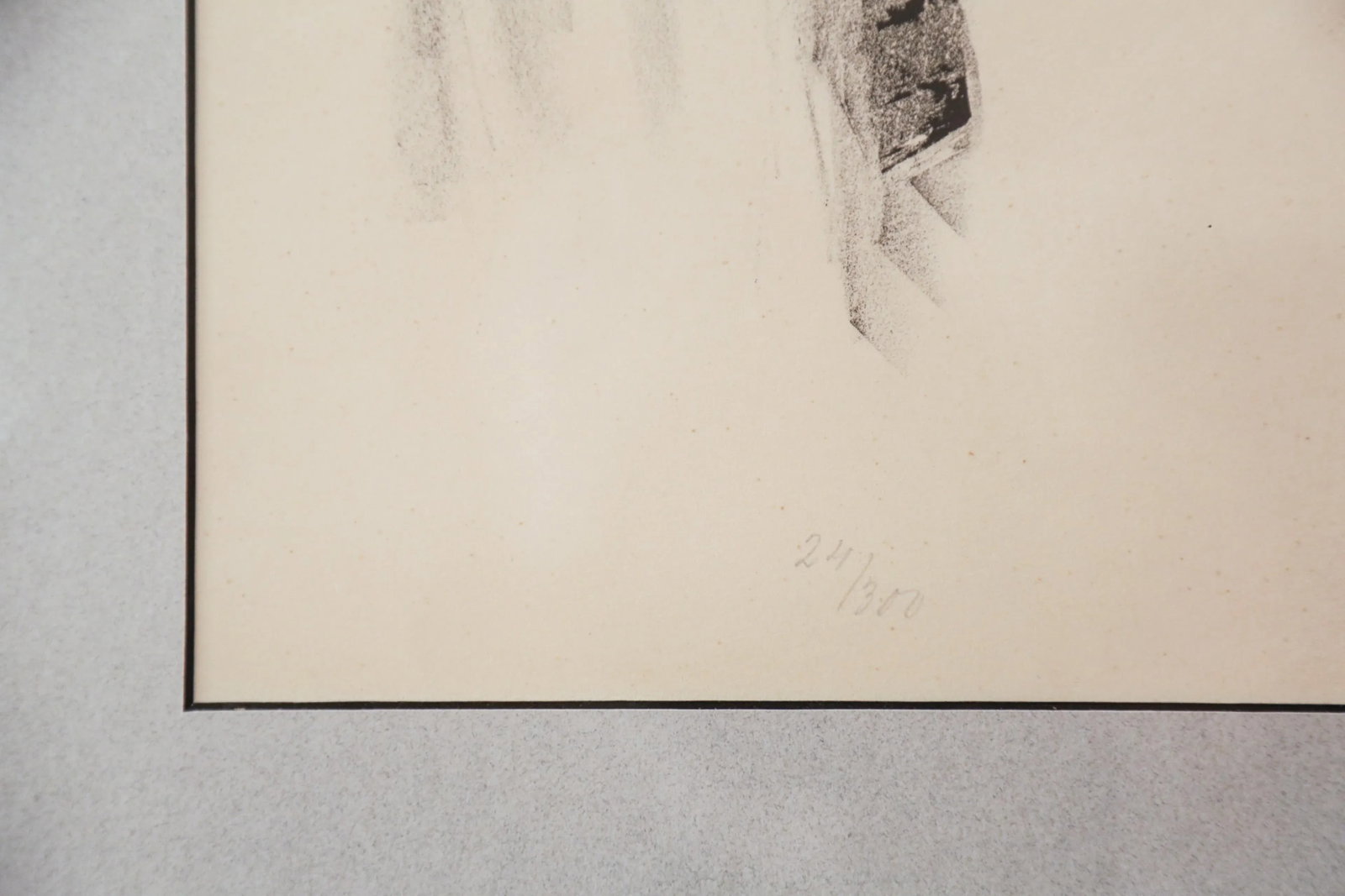 60s Mid-Century Scandinavian Lithograph "The Family" by Swedish Artist Nils Wedel, Signed & Numbered - 3